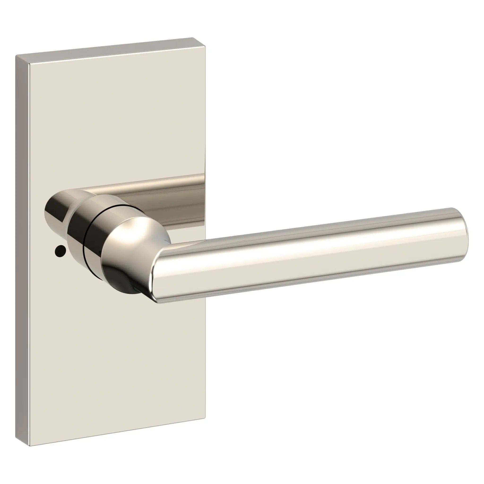 Baldwin Reserve Tube Lever and Contemporary 5" Rose by Baldwin