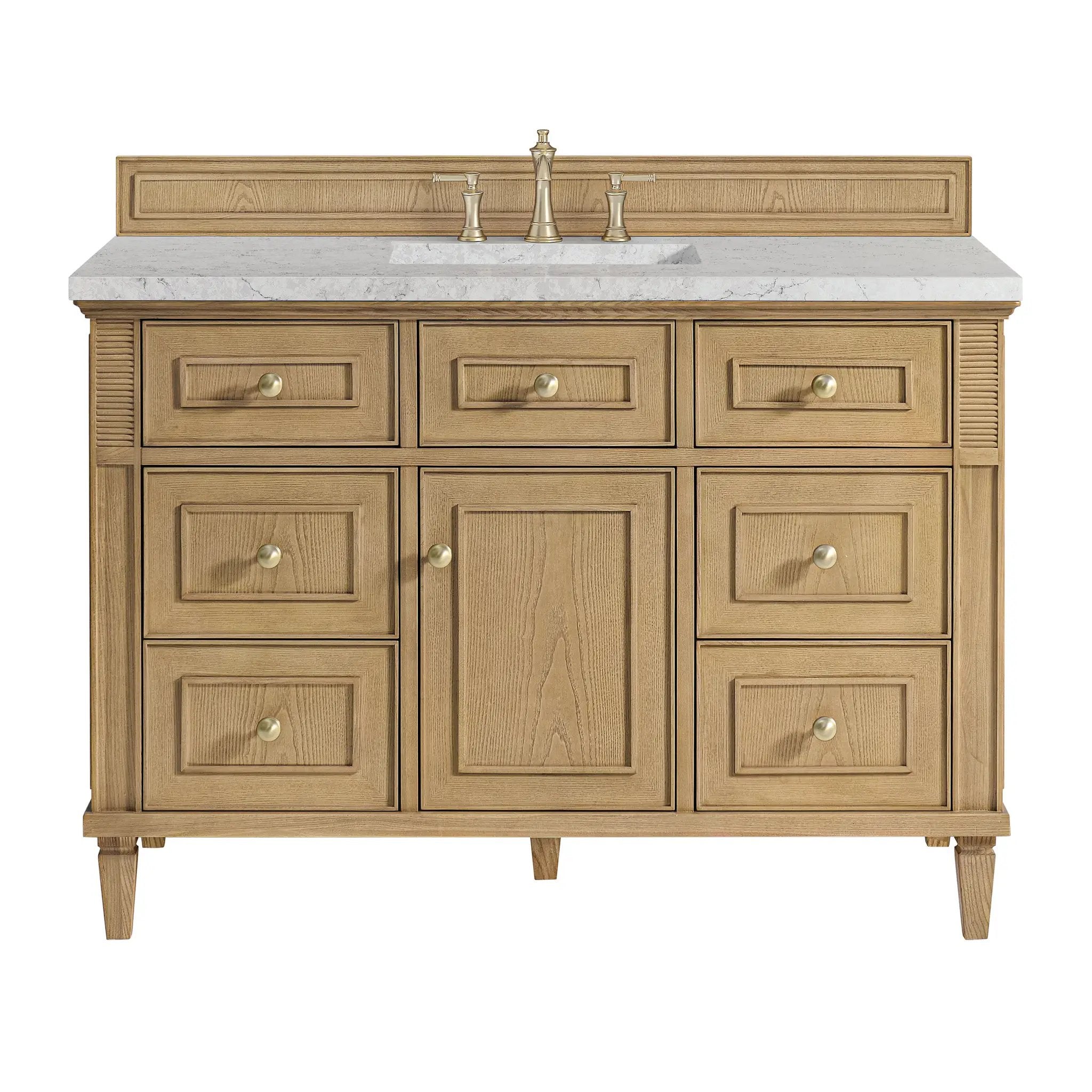 James Martin Lorelai 48" Single Vanity Set - Light Natural Oak by James Martin Vanities