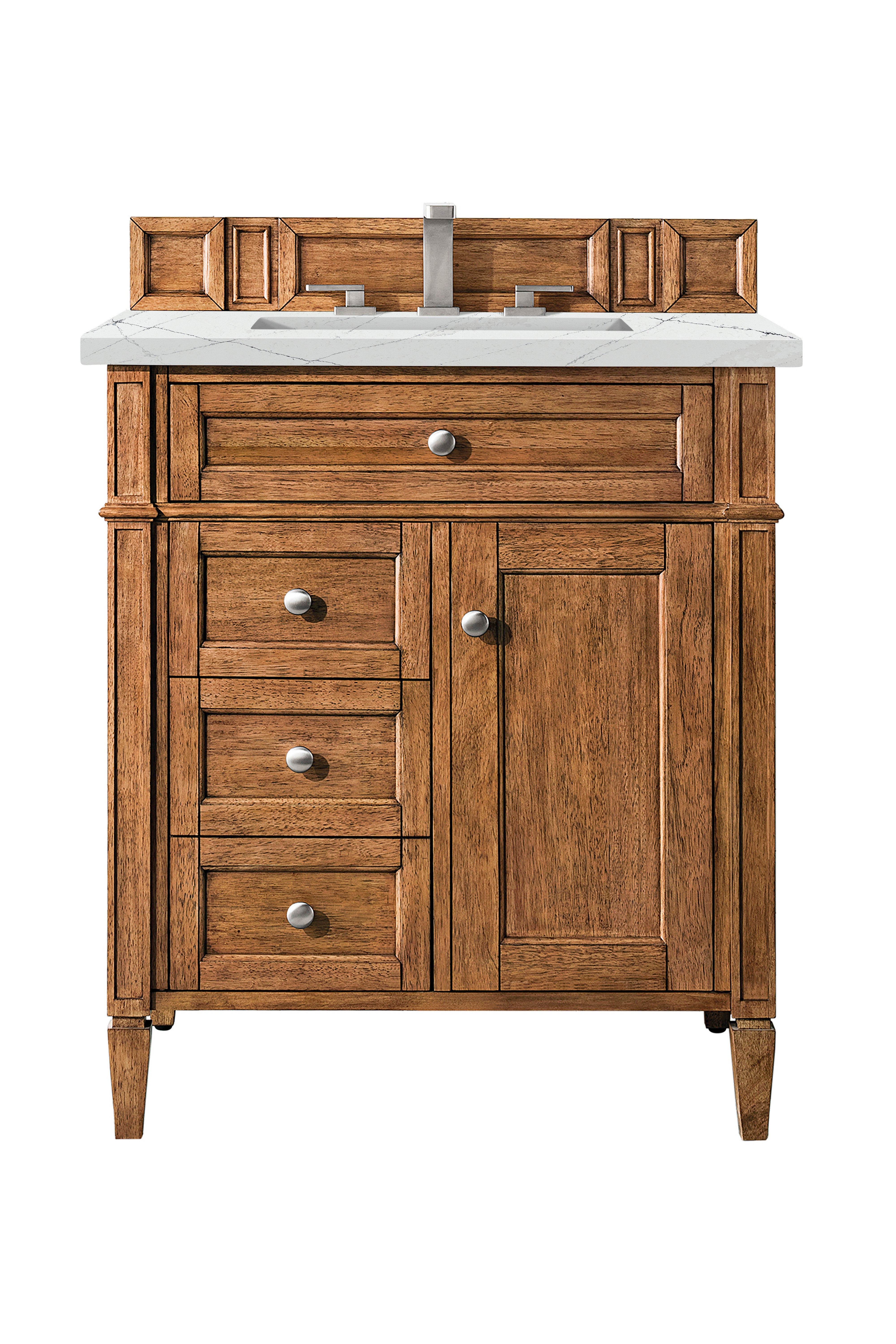 James Martin Vanities Brittany 30" Single Vanity - Saddle Brown