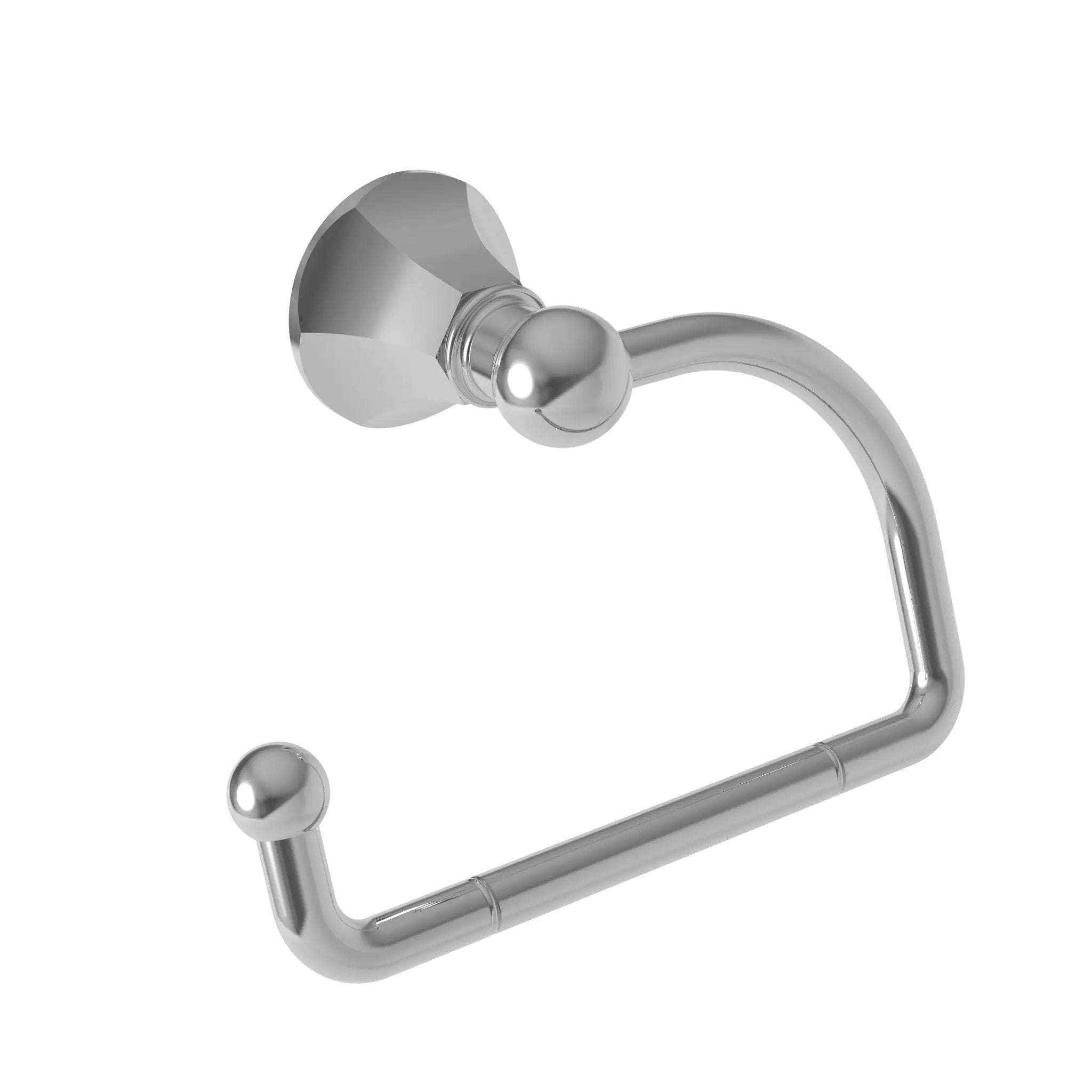 polished chrome tissue holder