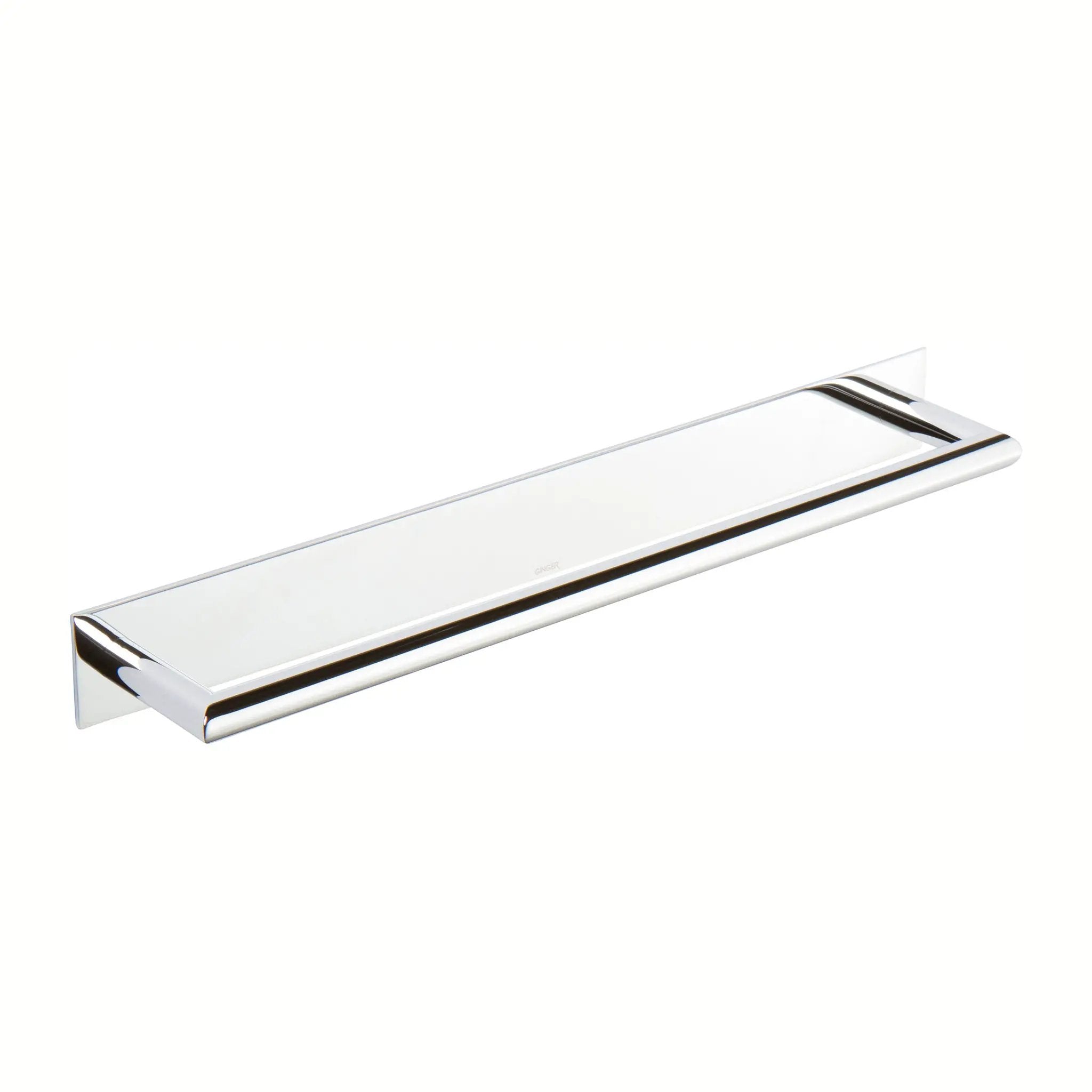 polished chrome towel bar
