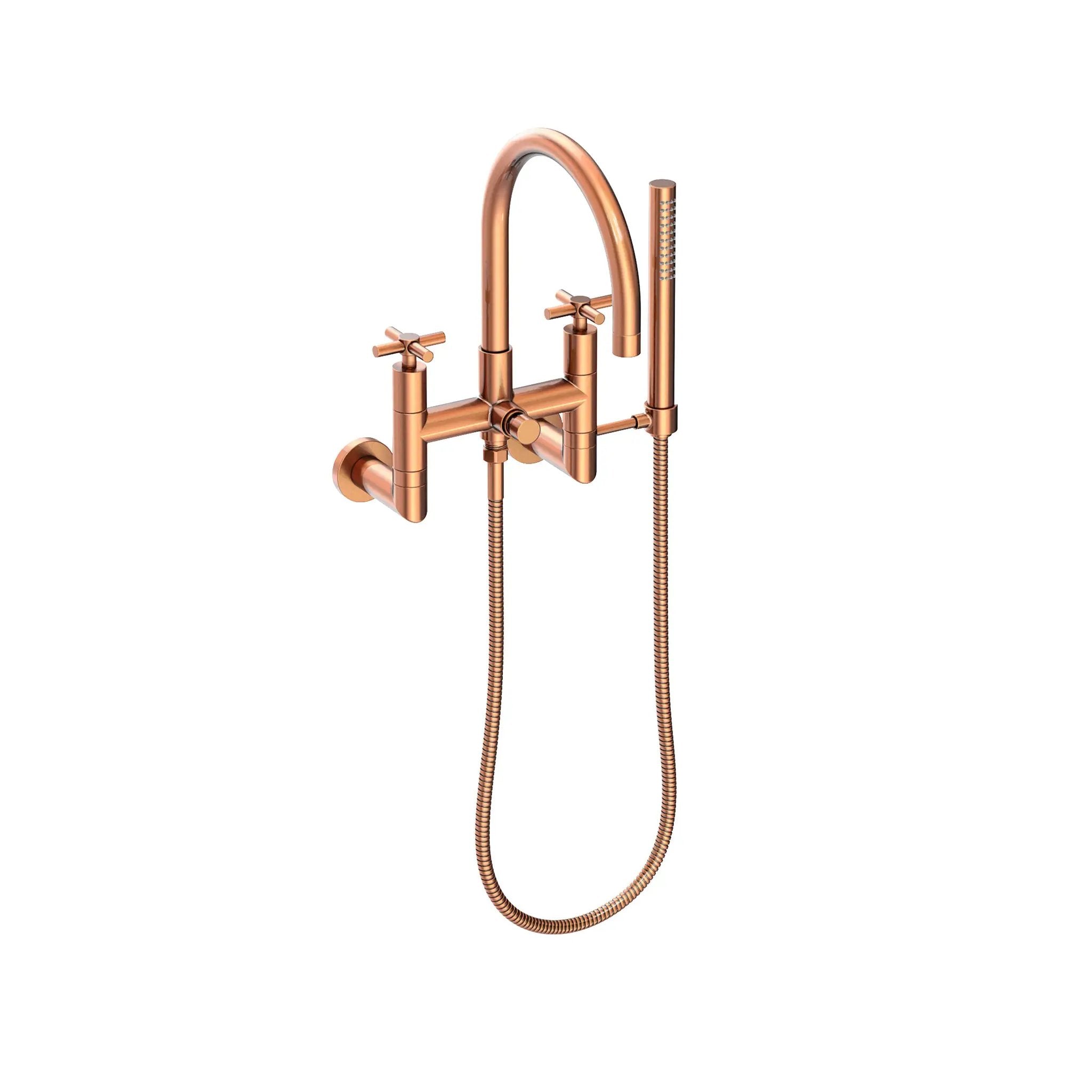 Newport Brass East Linear Exposed Tub & Hand Shower Set - Wall Mount by Newport Brass