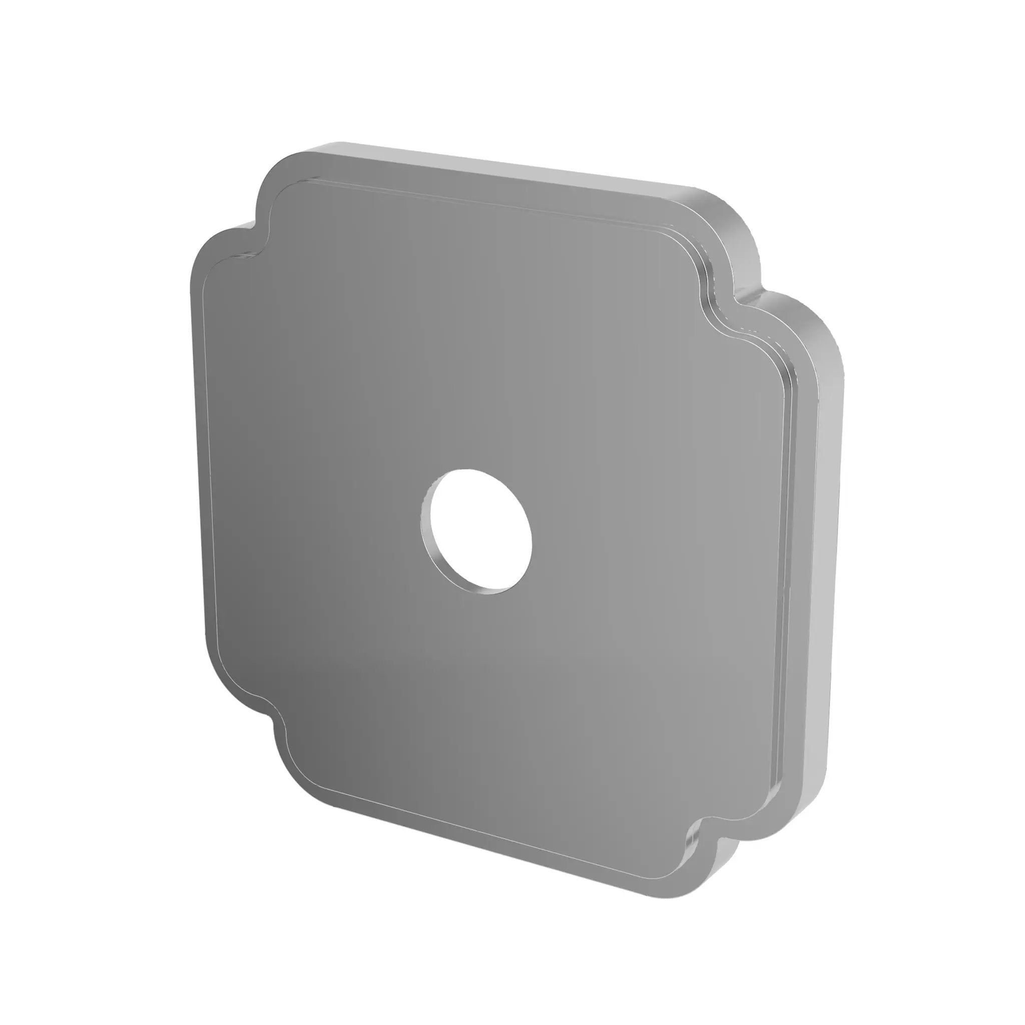 Polished Chrome  Diverter Plate