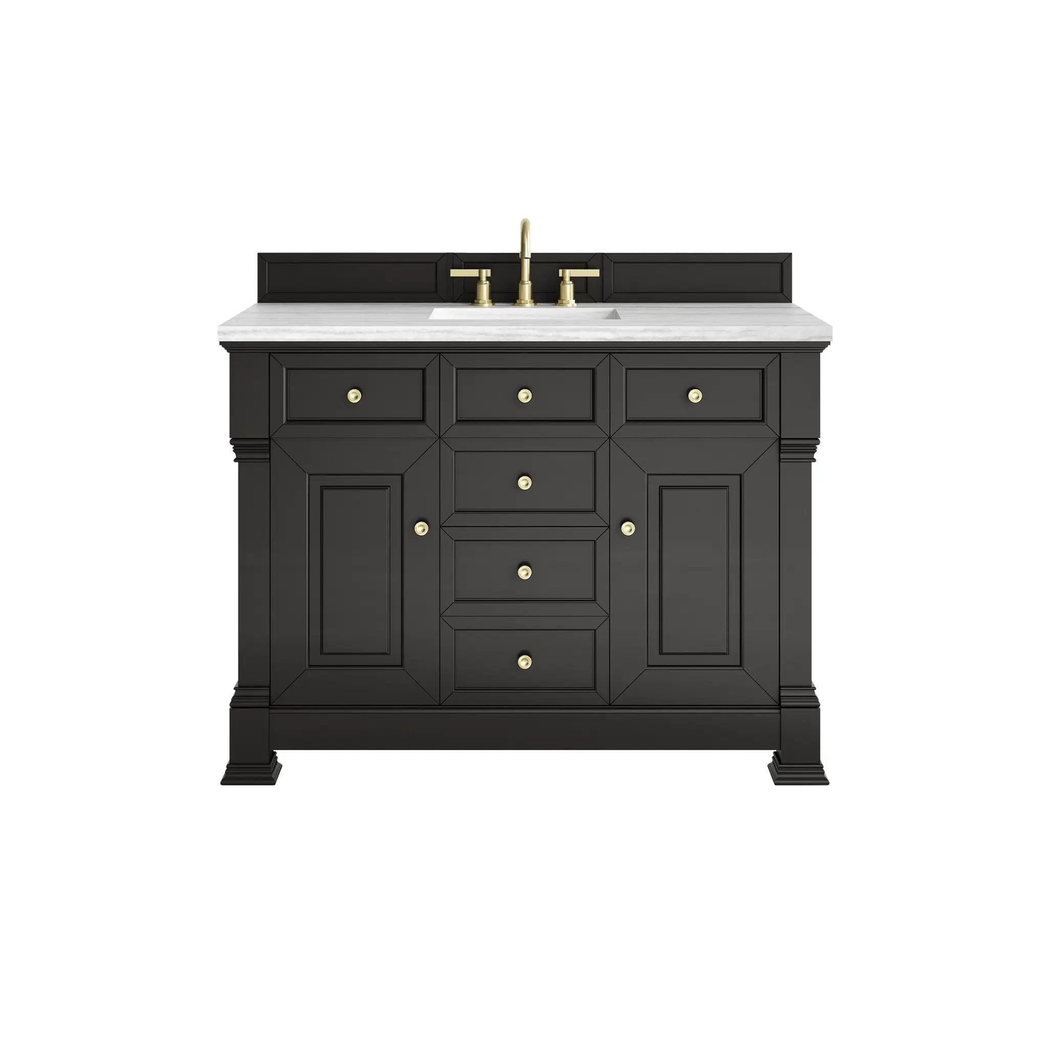 James Martin Brookfield 48" Single Vanity Set - Black Onyx by James Martin Vanities
