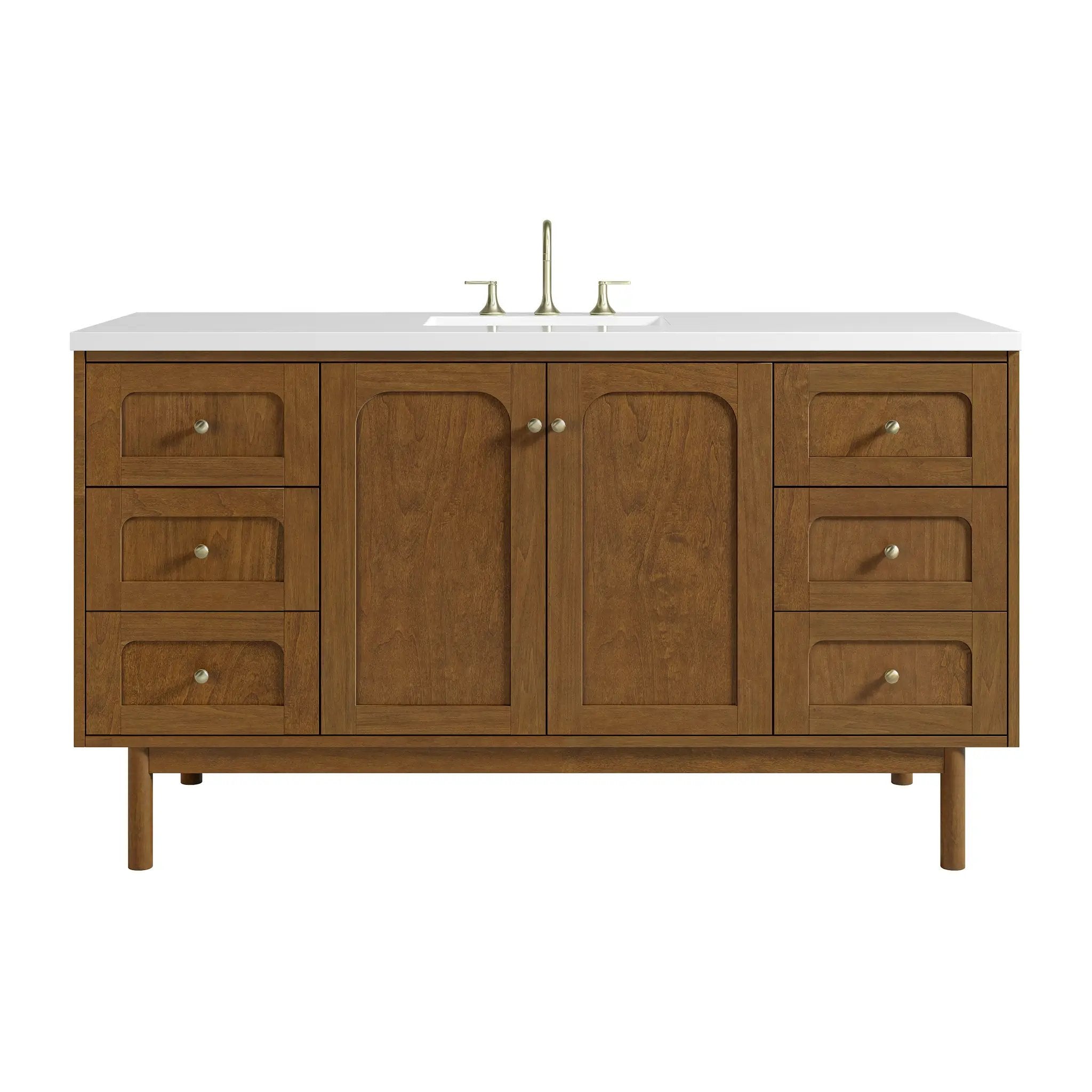 James Martin Laurent 60" Single Vanity Set - Honey Oak by James Martin Vanities
