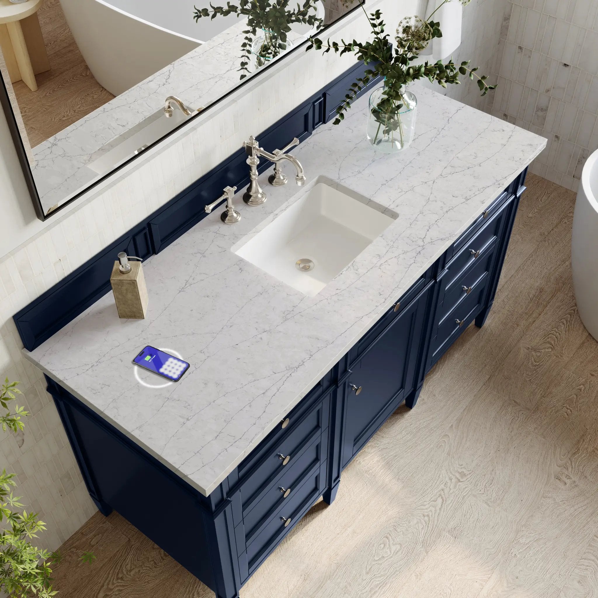 victory blue vanity