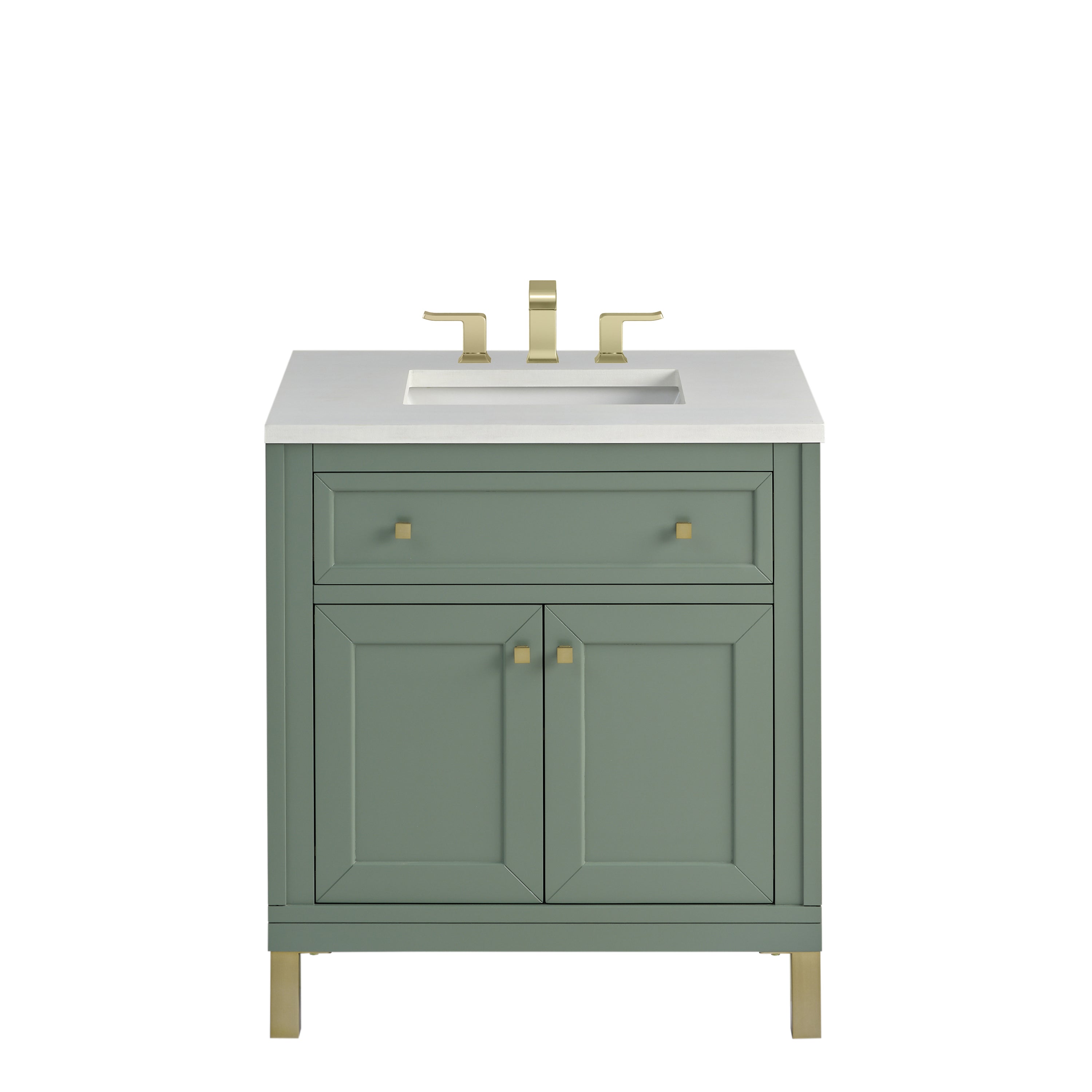 James Martin Vanities Chicago 30" Single Vanity - Smokey Celadon