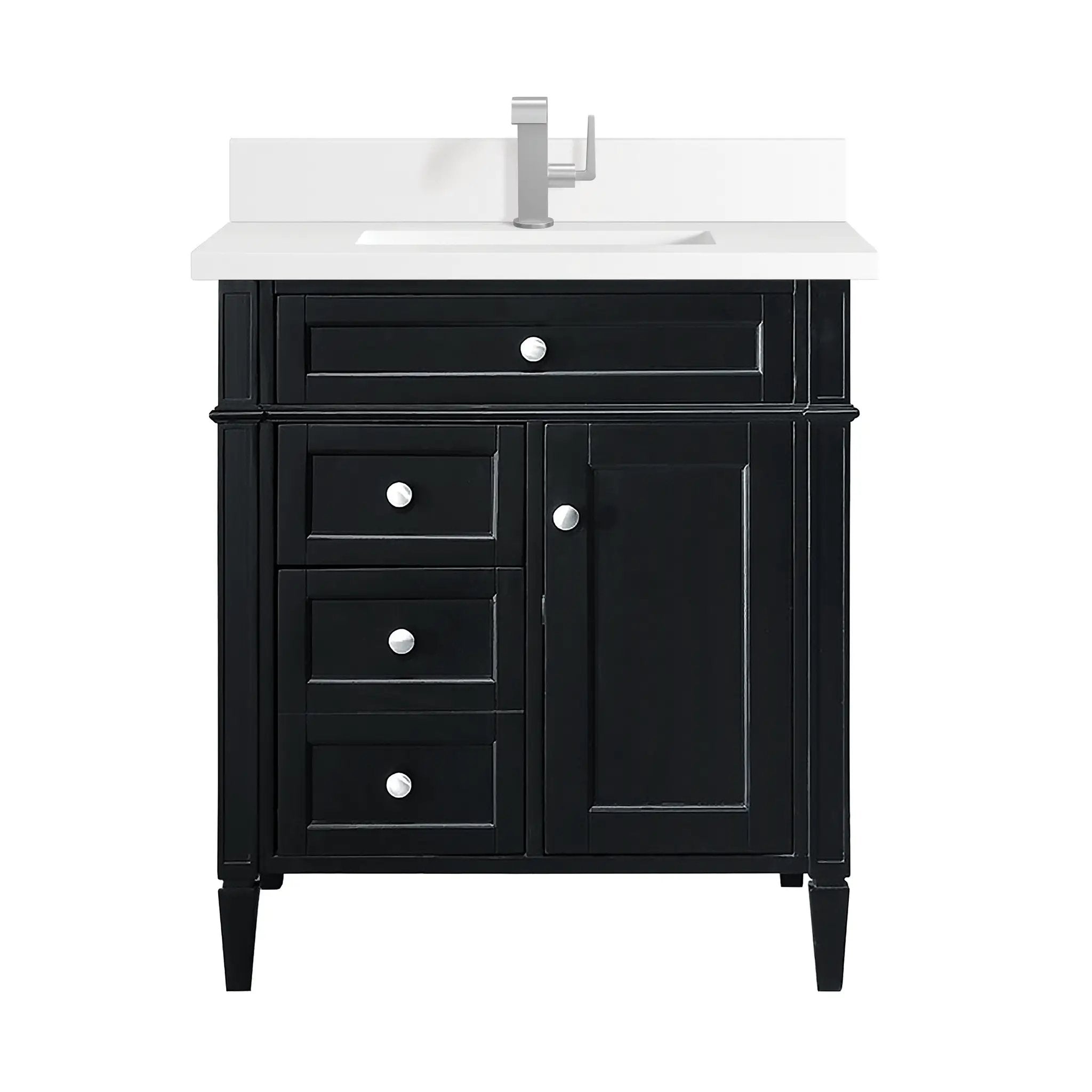 James Martin Brittany 30" Single Vanity Set - Black Onyx by James Martin Vanities