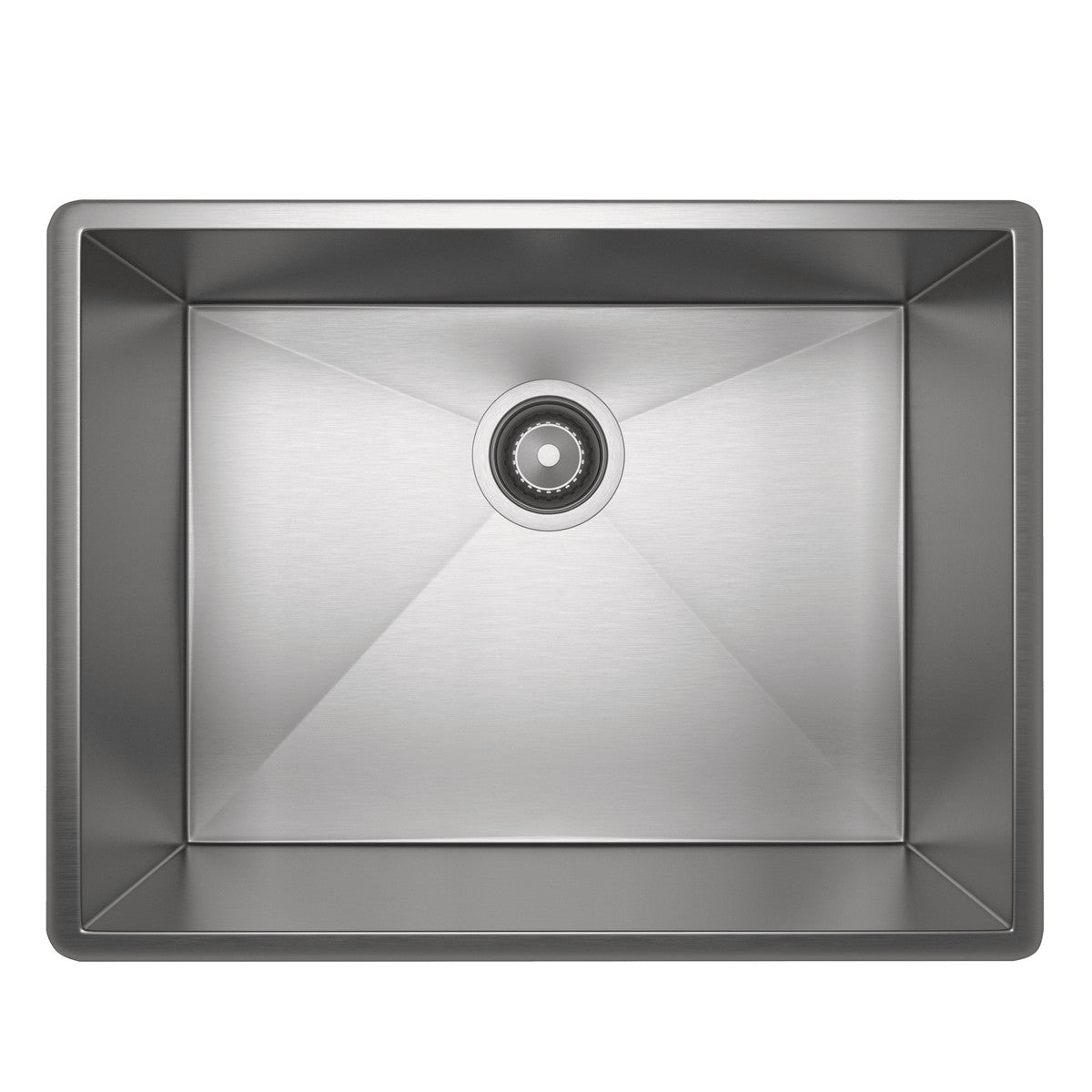 brushed stainless steel sink