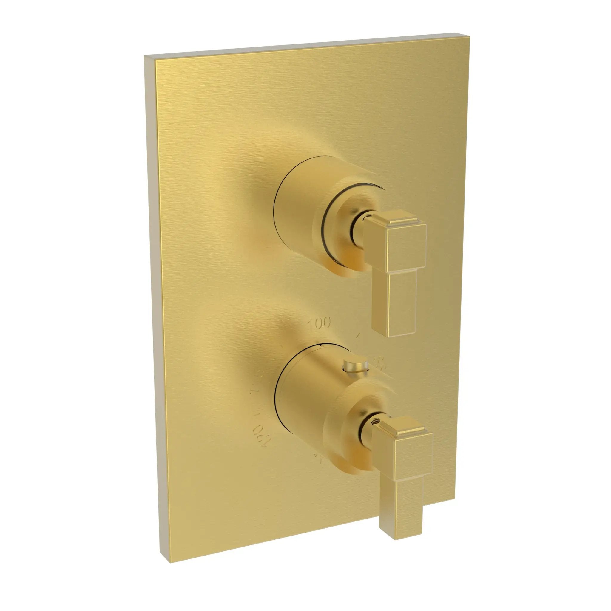 Newport Brass Malvina 1/2" Square Thermostatic Trim Plate with Handle by Newport Brass
