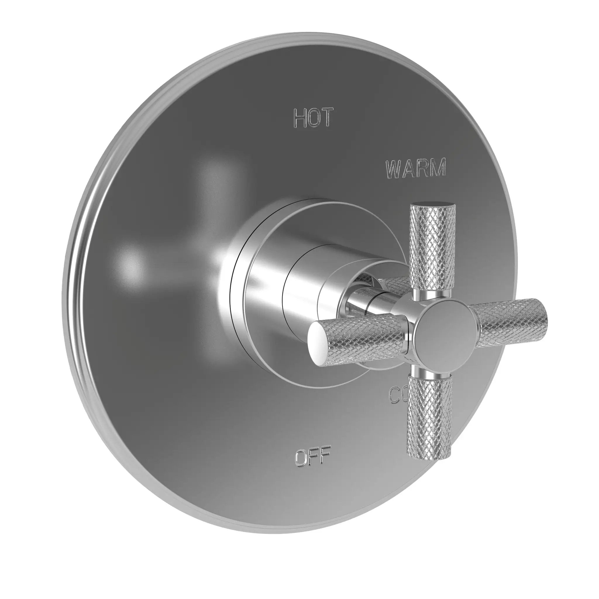 polished chrome shower trim plate