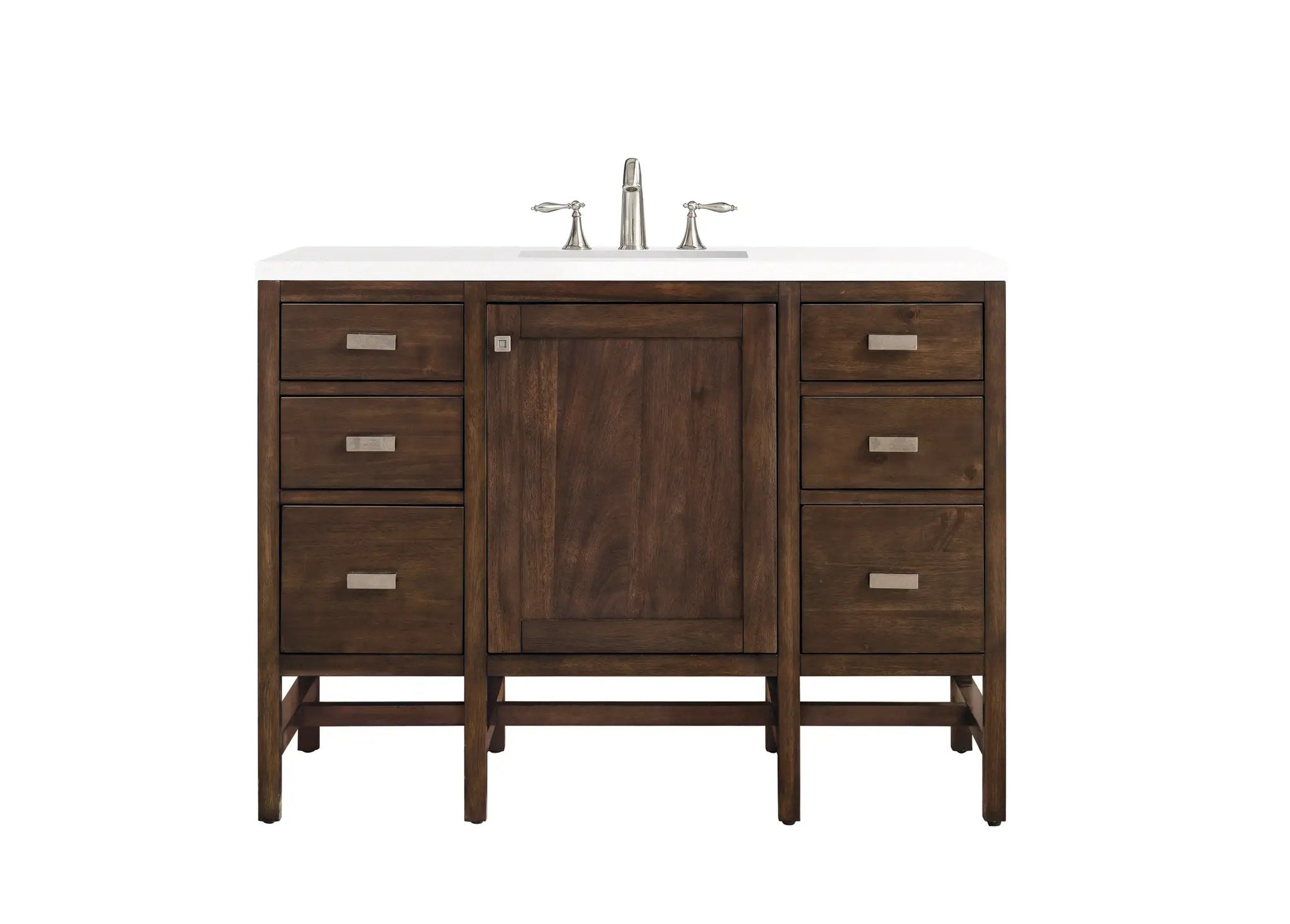 James Martin Addison 48" Single Vanity Set - Mid-Century Acacia by James Martin Vanities