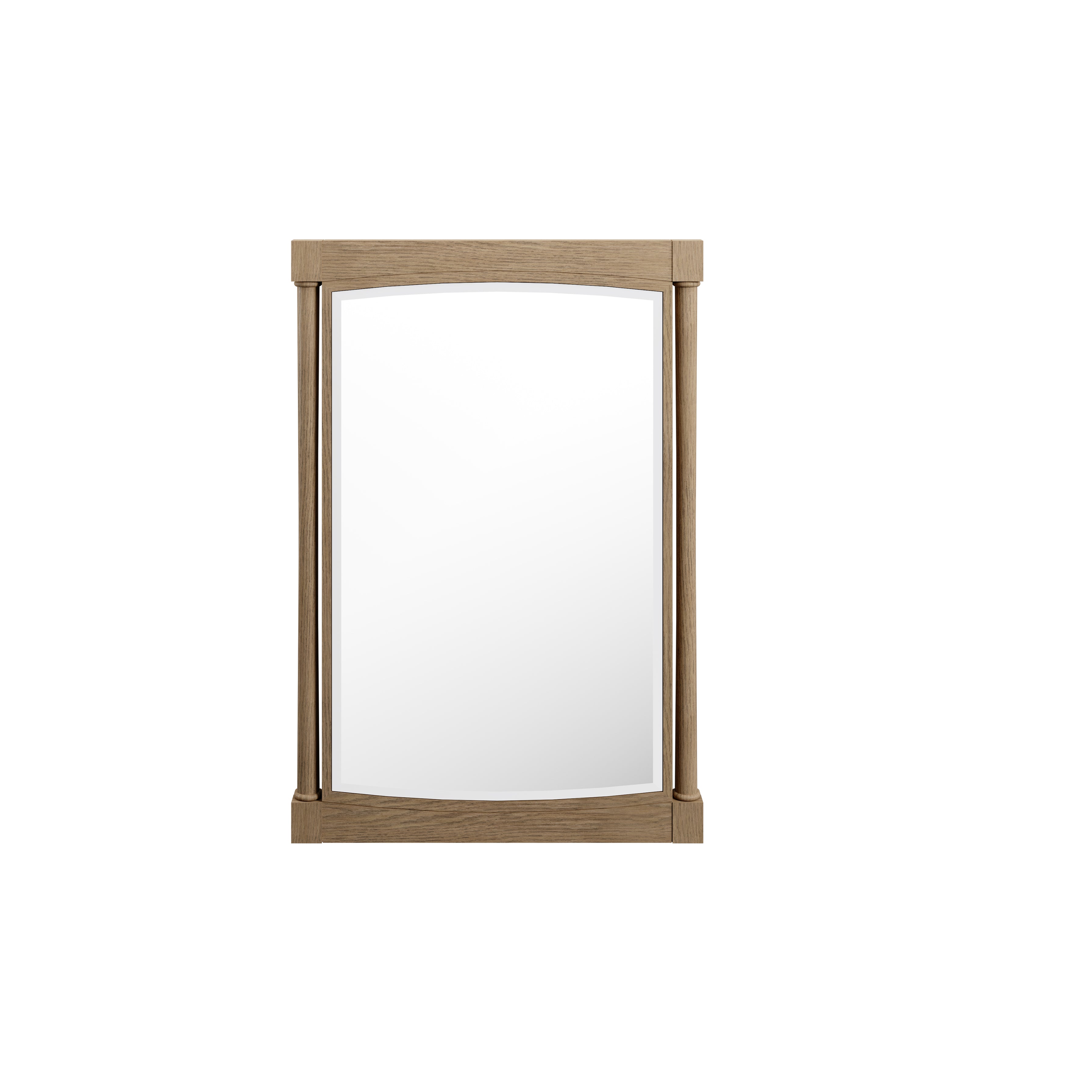 weathered oak mirror