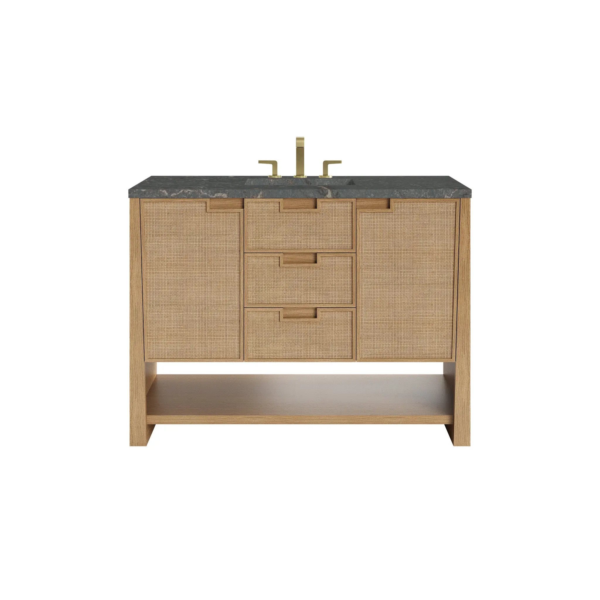 James Martin Solene 48" Single Vanity Set - Seaside Oak by James Martin Vanities