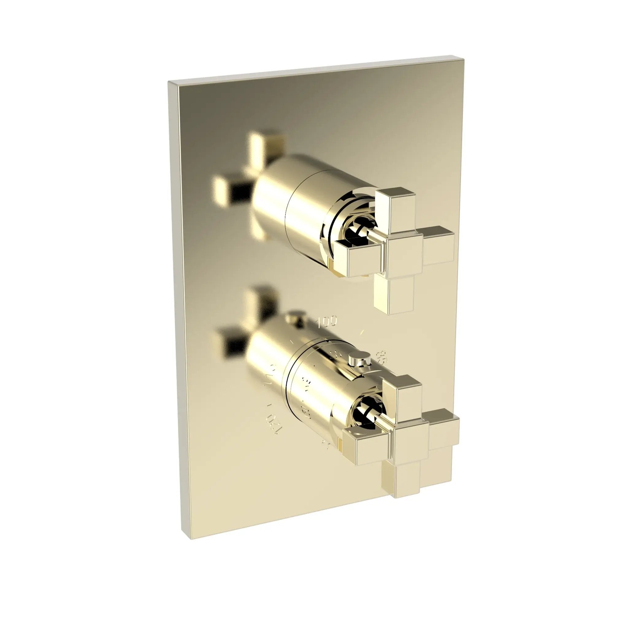 Newport Brass Malvina 1/2" Square Thermostatic Trim Plate with Handle by Newport Brass