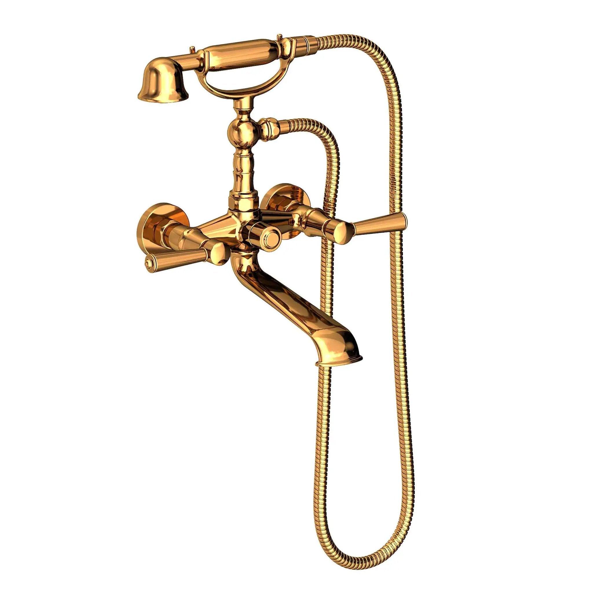 Newport Brass Metropole Exposed Tub & Hand Shower Set - Wall Mount by Newport Brass