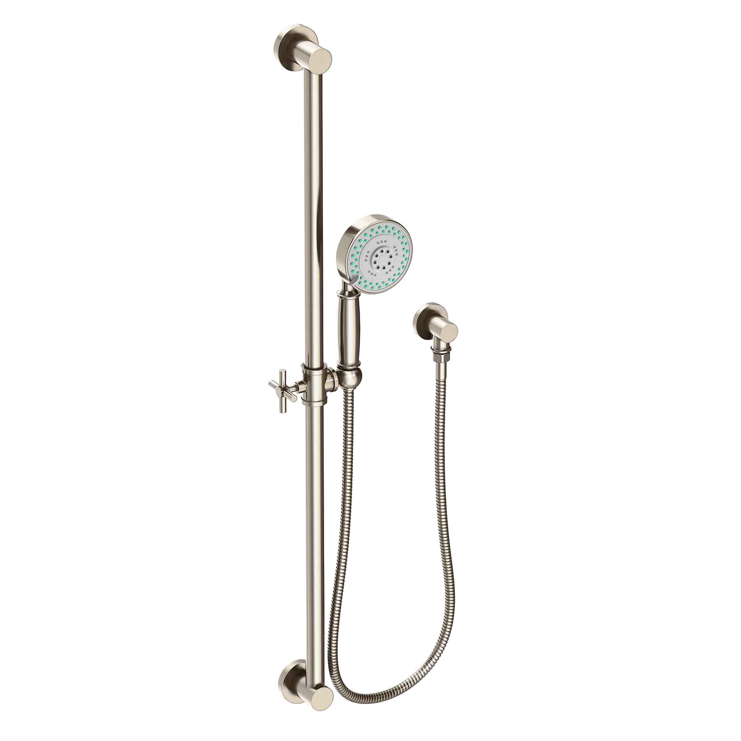 Newport Brass Tub & Shower Slide Bar with Multifunction Hand Shower Set