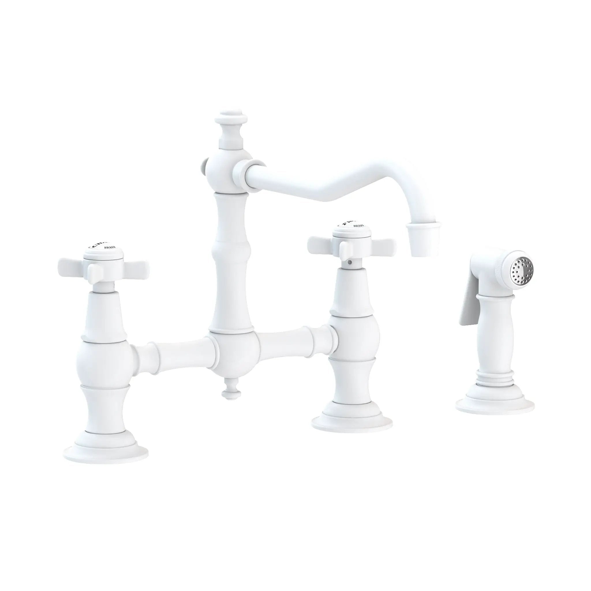 Newport Brass Fairfield Kitchen Bridge Faucet with Side Spray by Newport Brass