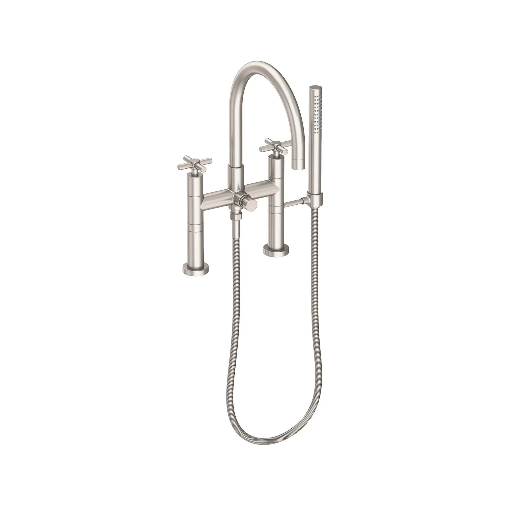 Newport Brass East Linear Exposed Tub & Hand Shower Set - Deck Mount by Newport Brass