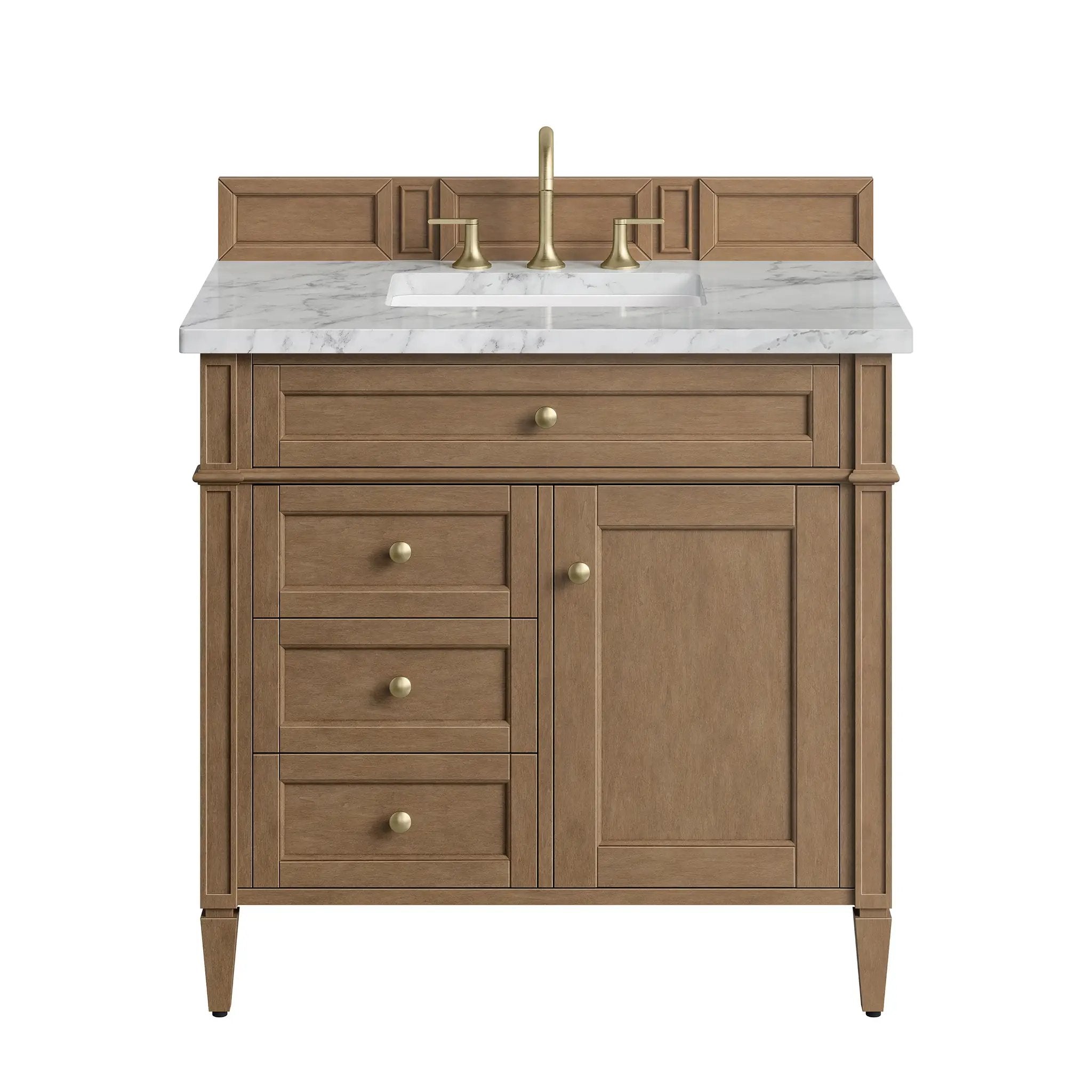 James Martin Brittany 36" Single Vanity Set - Pecan by James Martin Vanities