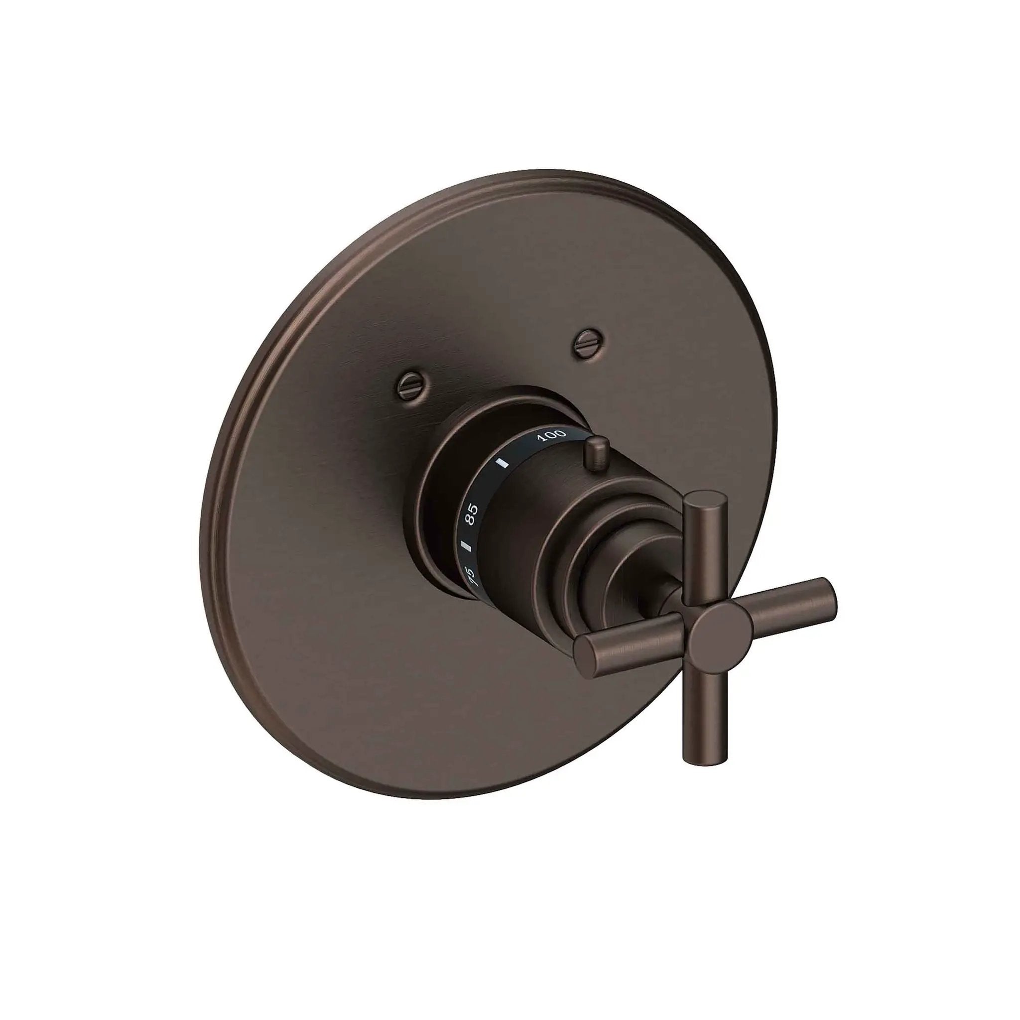 Newport Brass East Linear 3/4" Round Thermostatic Trim Plate with Handle by Newport Brass