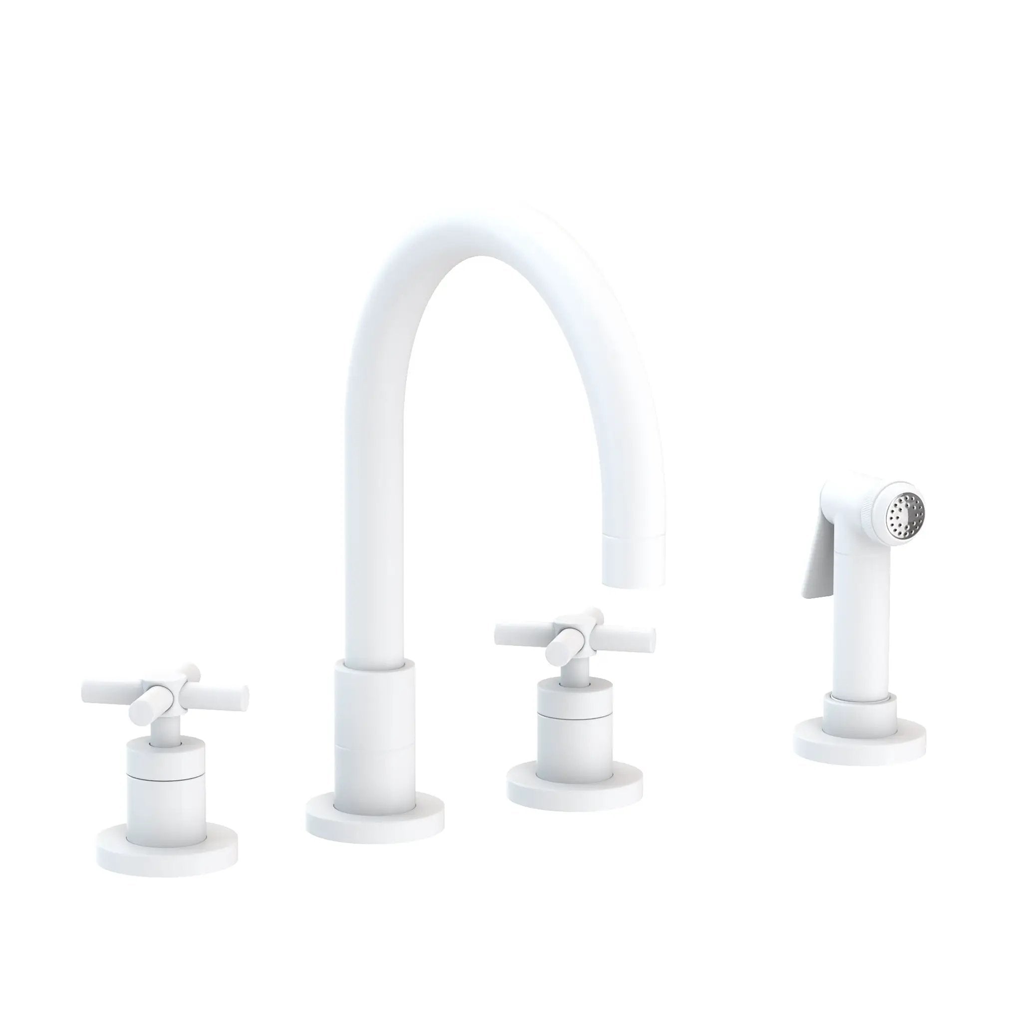 Newport Brass East Linear Kitchen Faucet with Side Spray by Newport Brass