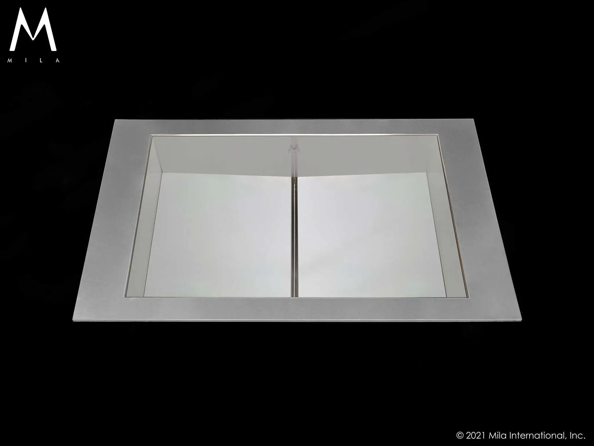 MILA ATELIER Bathroom Tri-Mount 25.5 x 16 Bathroom Sink by Mila International
