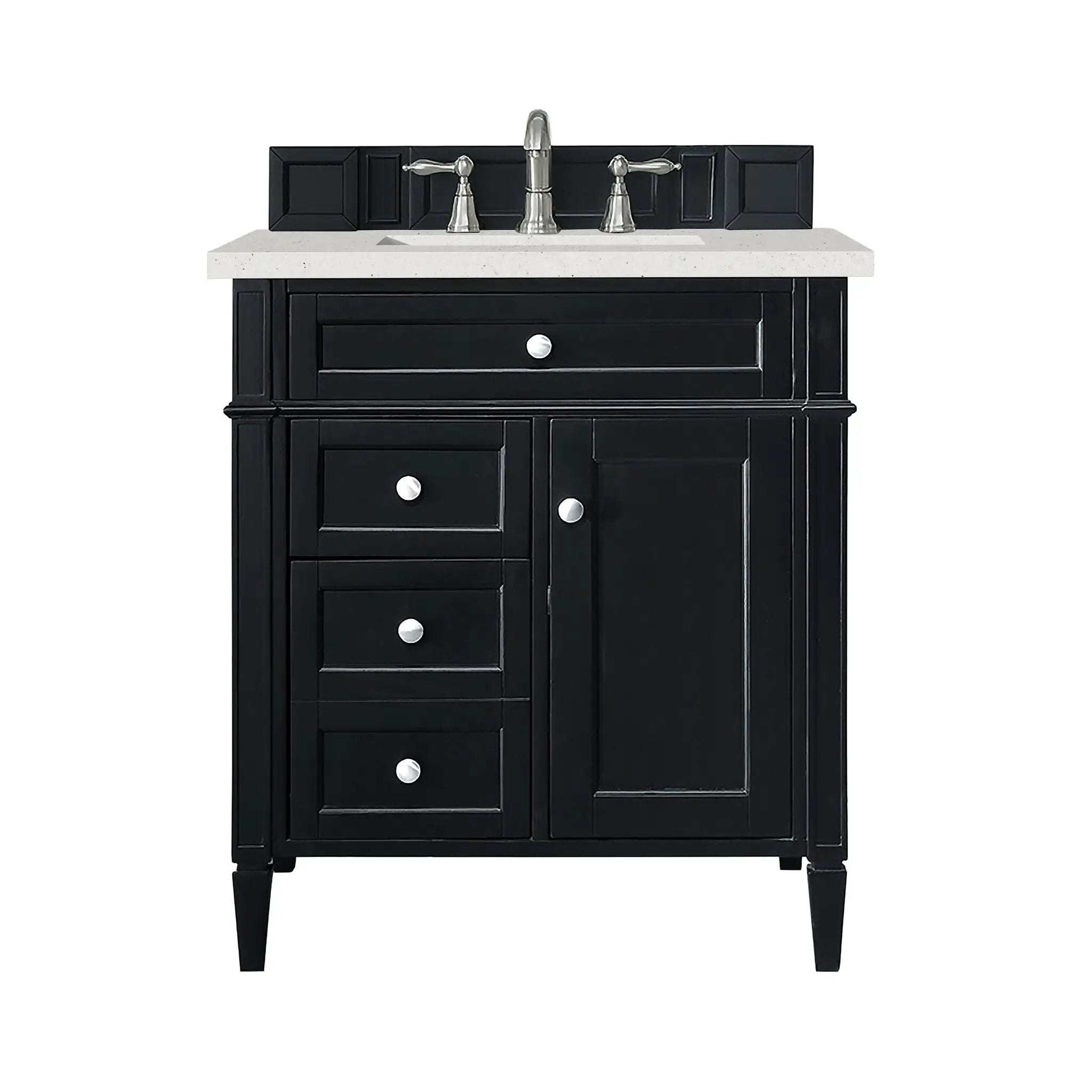 James Martin Brittany 30" Single Vanity Set - Black Onyx by James Martin Vanities
