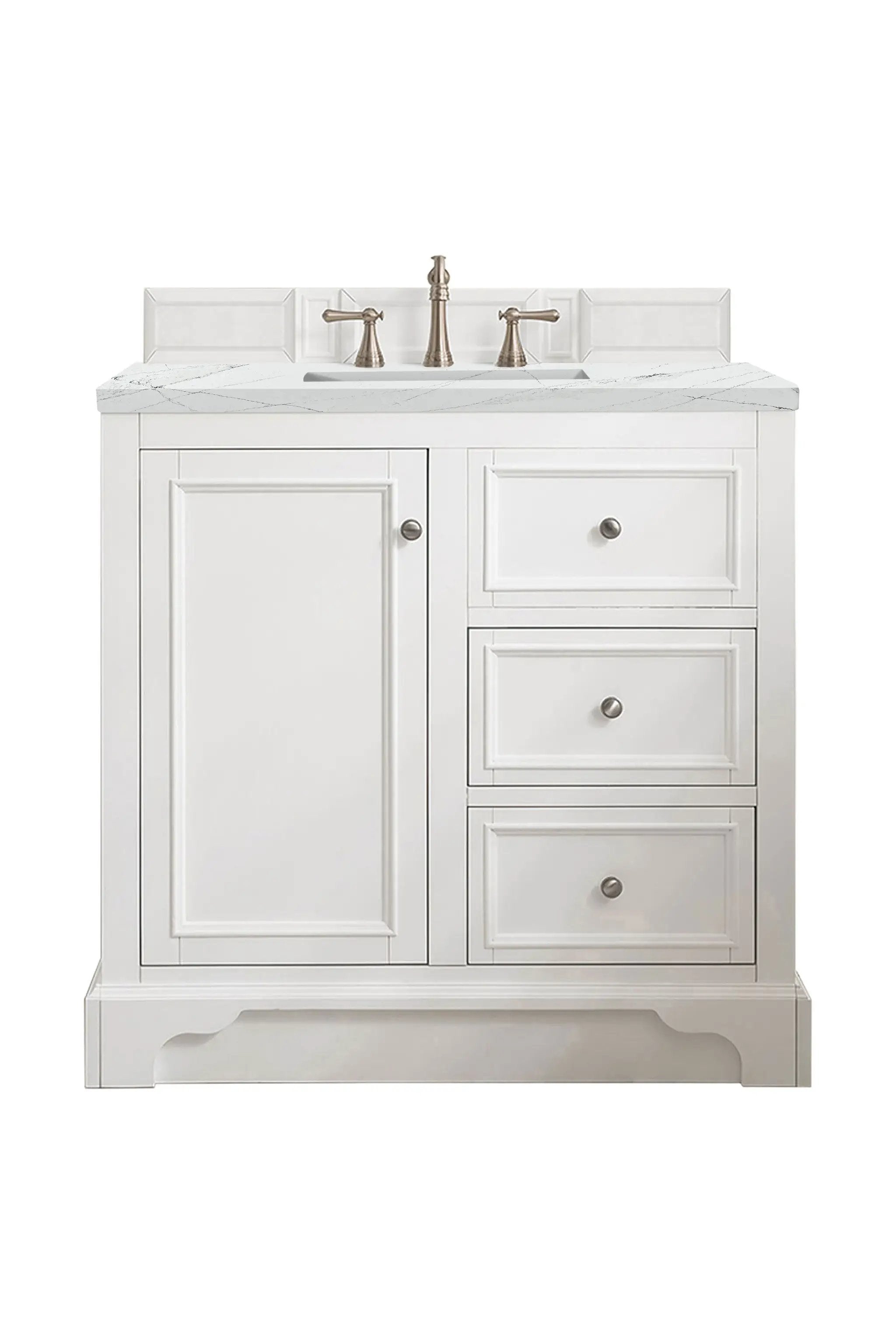James Martin De Soto 36" Single Vanity Set - Bright White by James Martin Vanities