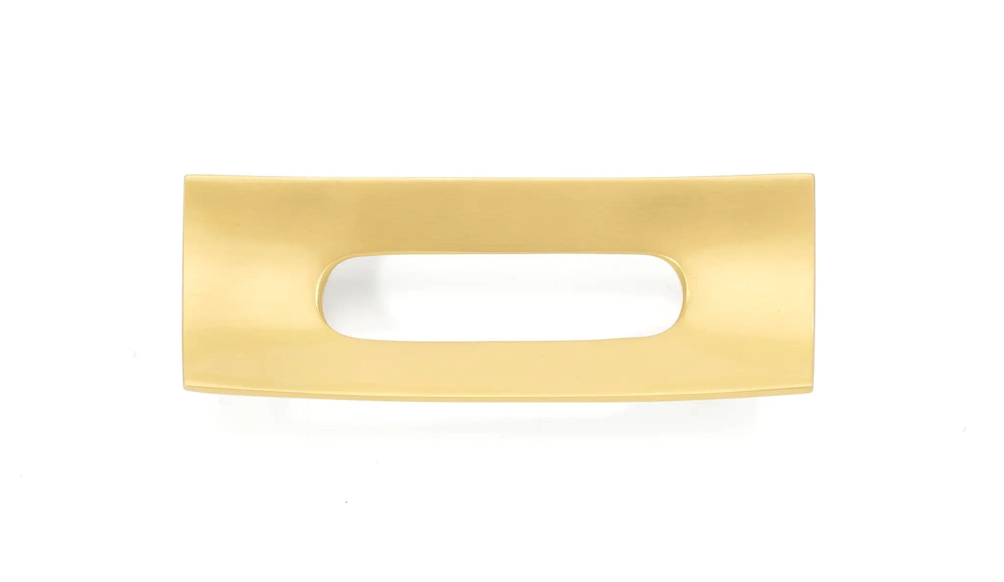 satin brass pull