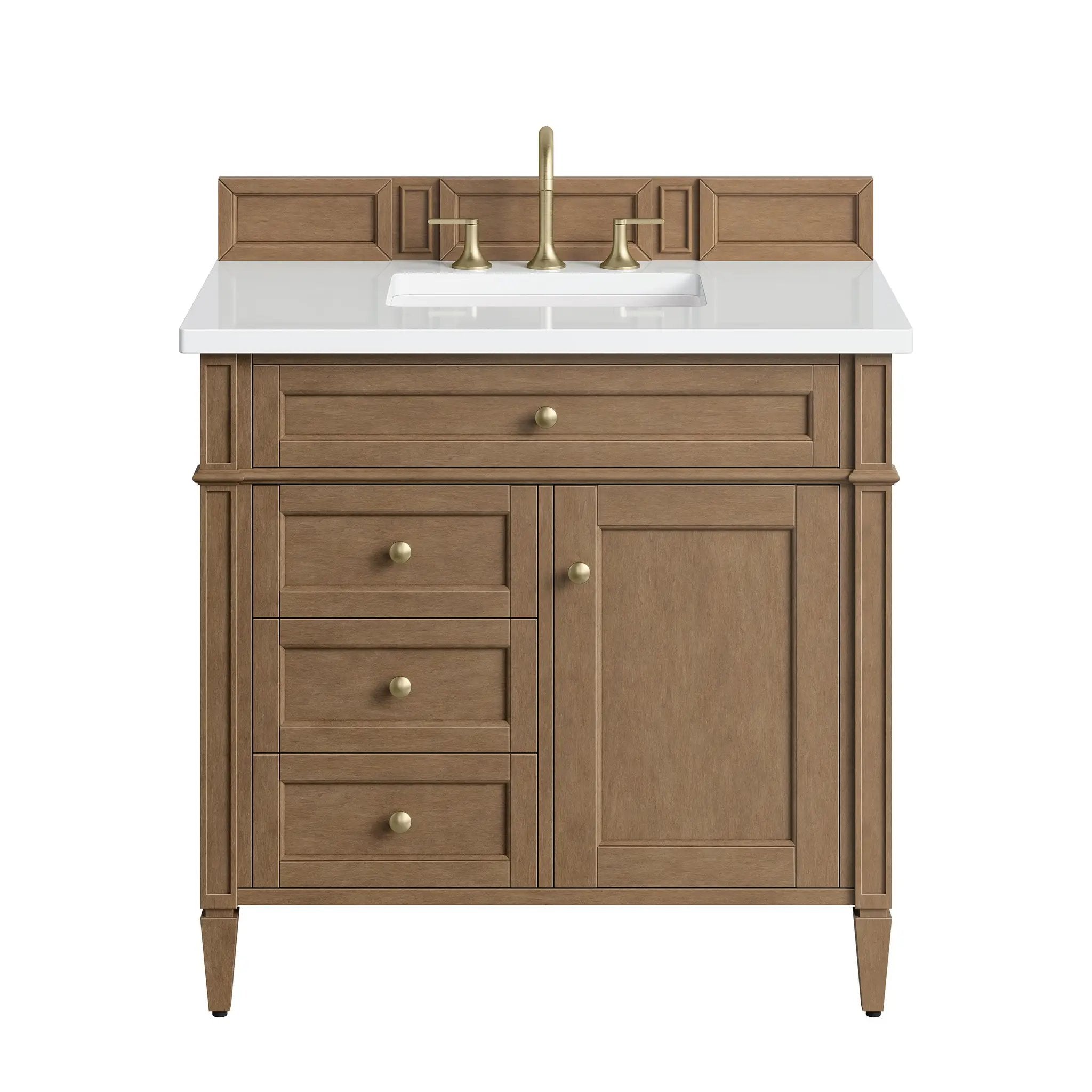 James Martin Brittany 36" Single Vanity Set - Pecan by James Martin Vanities