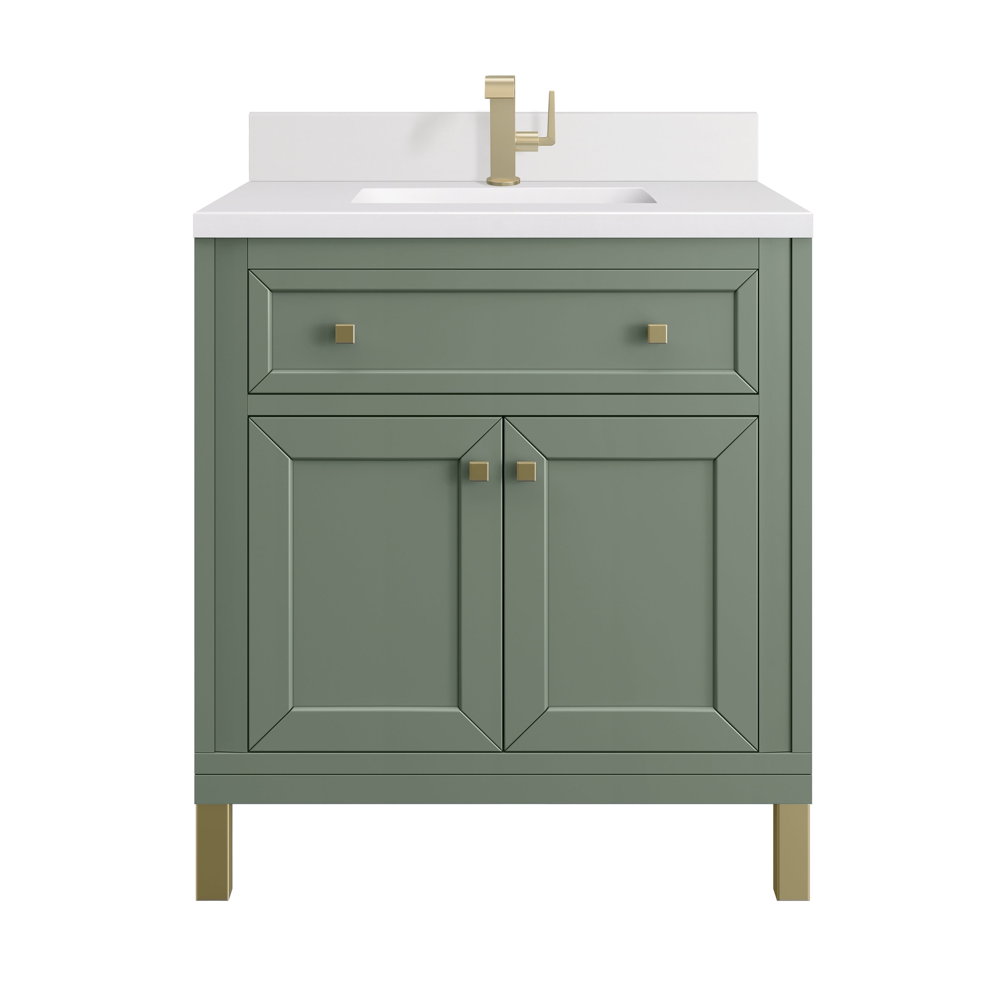 James Martin Vanities Chicago 30" Single Vanity - Smokey Celadon