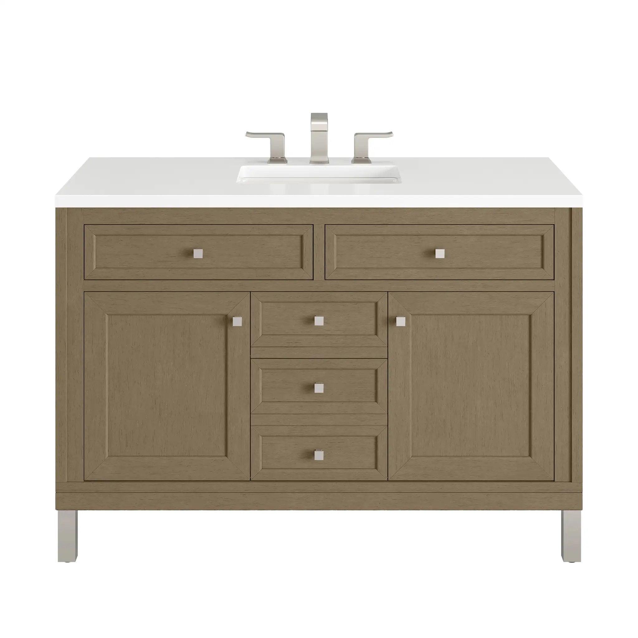 James Martin Chicago 48" Single Vanity Set - Walnut Whisper by James Martin Vanities