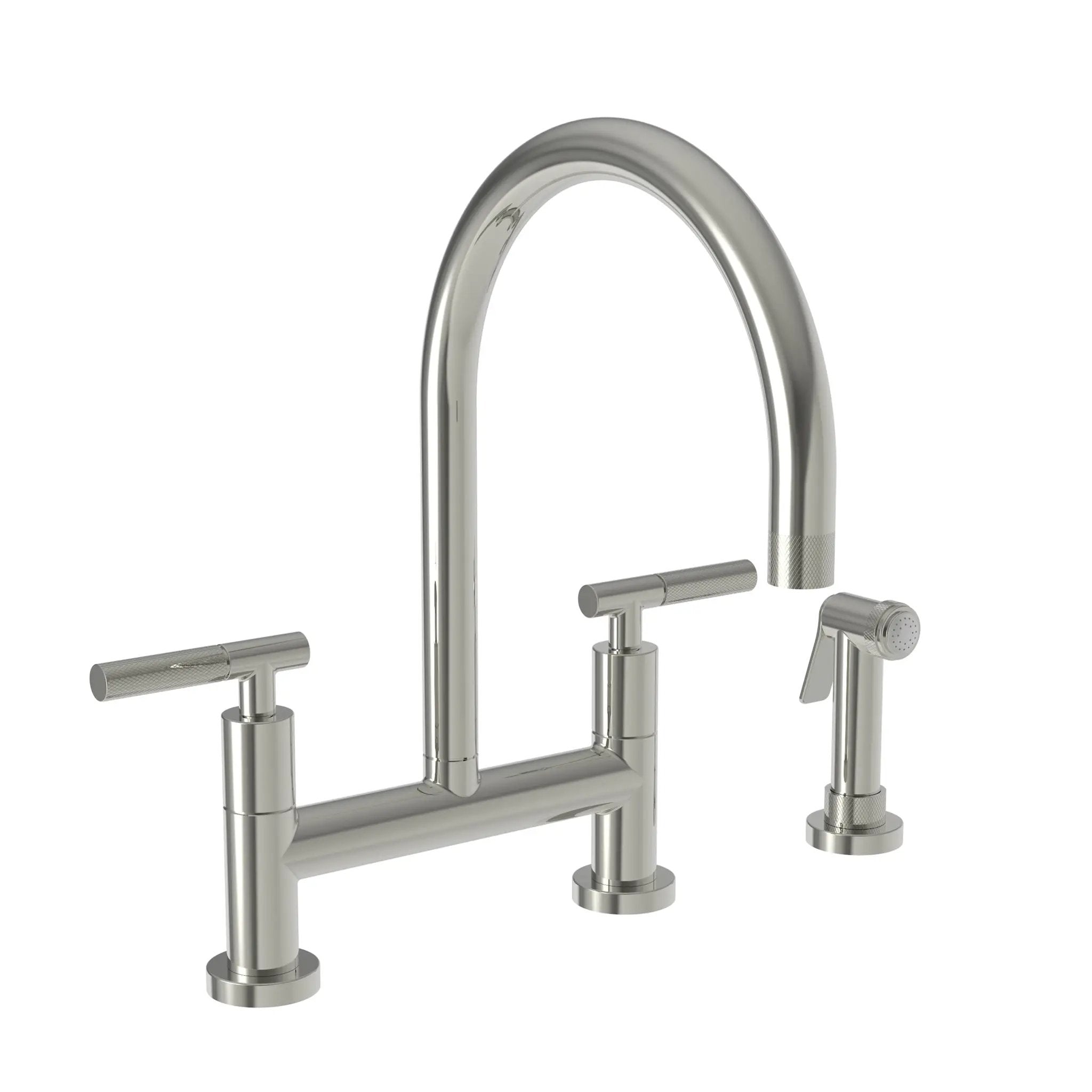 Newport Brass Muncy Kitchen Bridge Faucet with Side Spray by Newport Brass