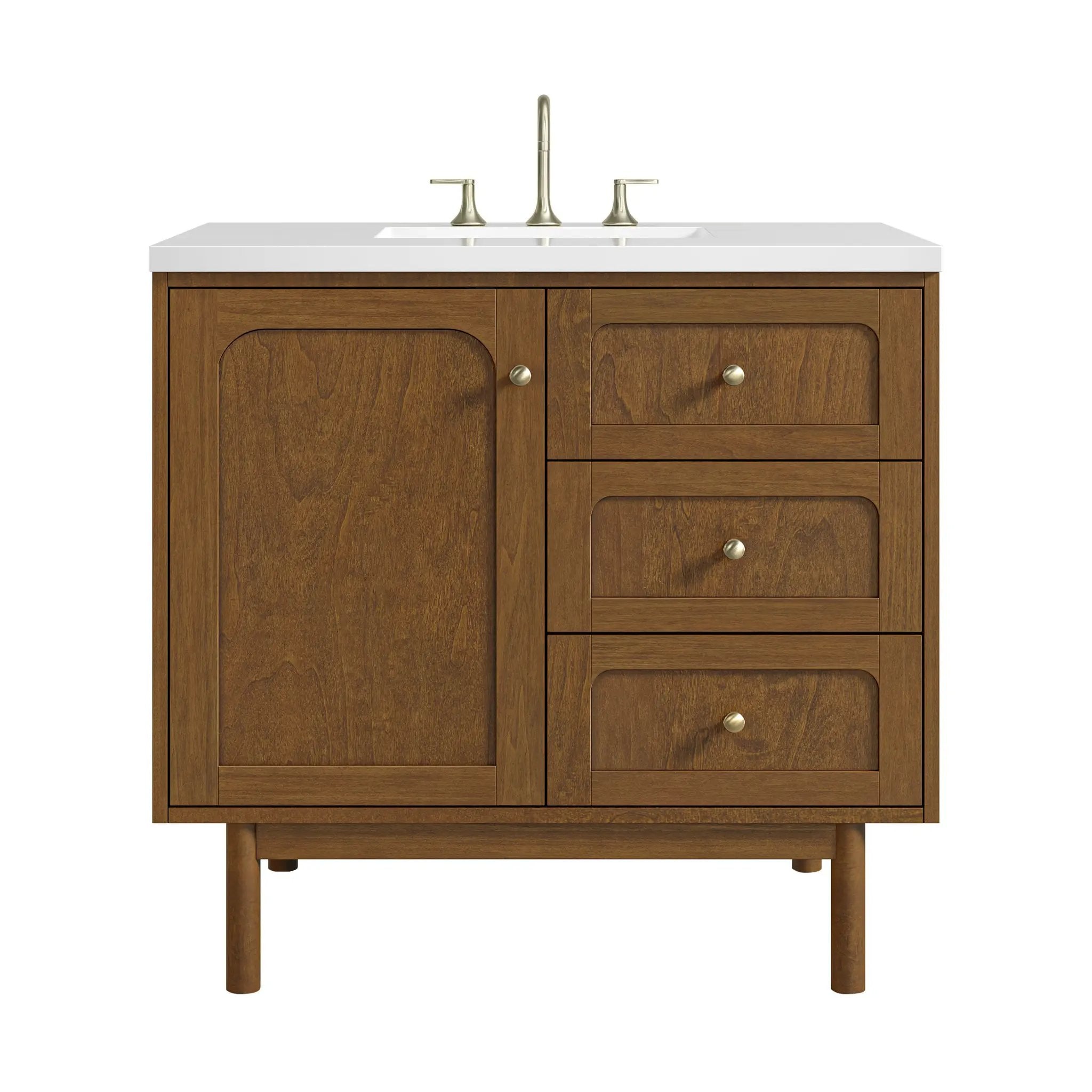James Martin Laurent 36" Single Vanity Set - Honey Oak by James Martin Vanities