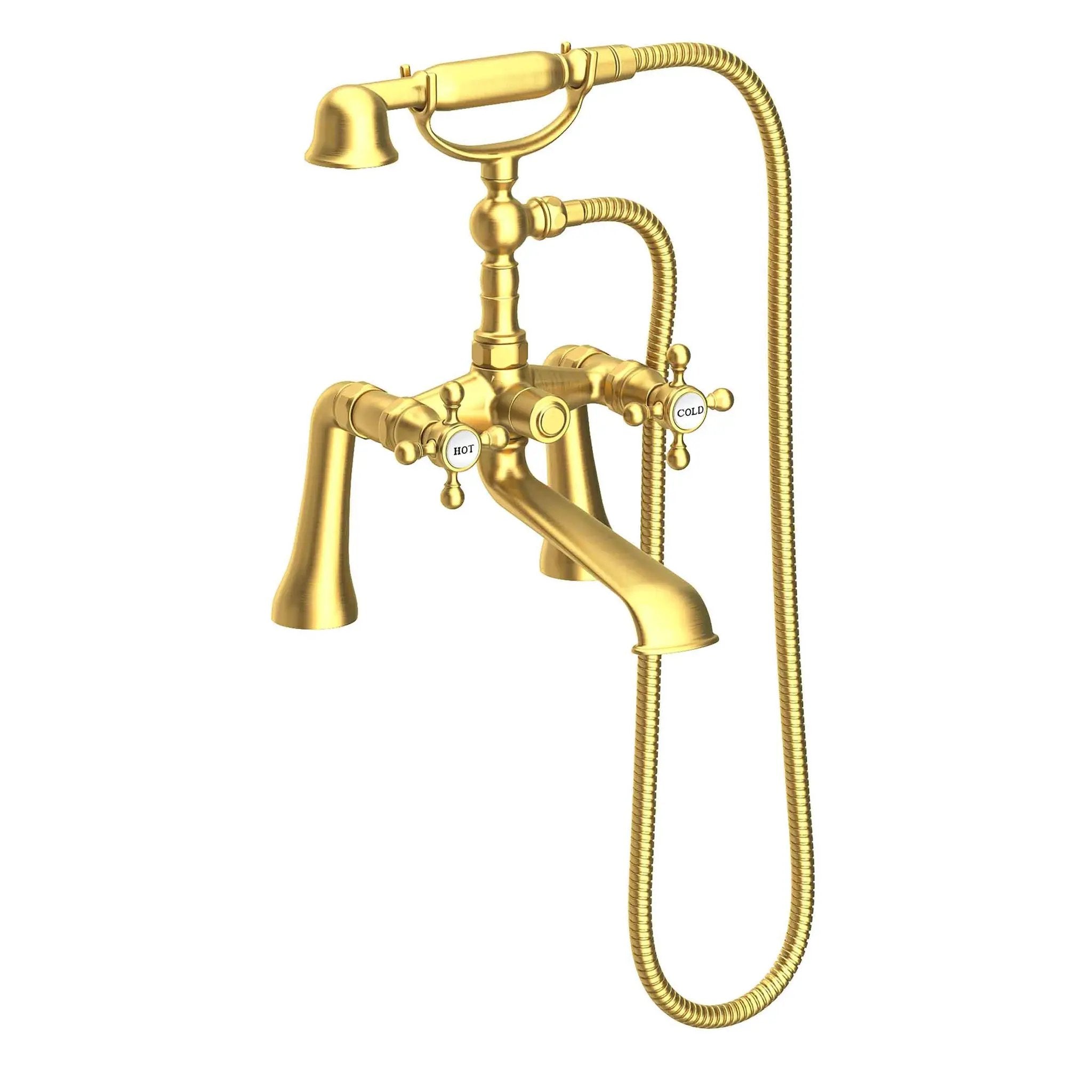 Newport Brass Astor Exposed Tub & Hand Shower Set - Deck Mount by Newport Brass