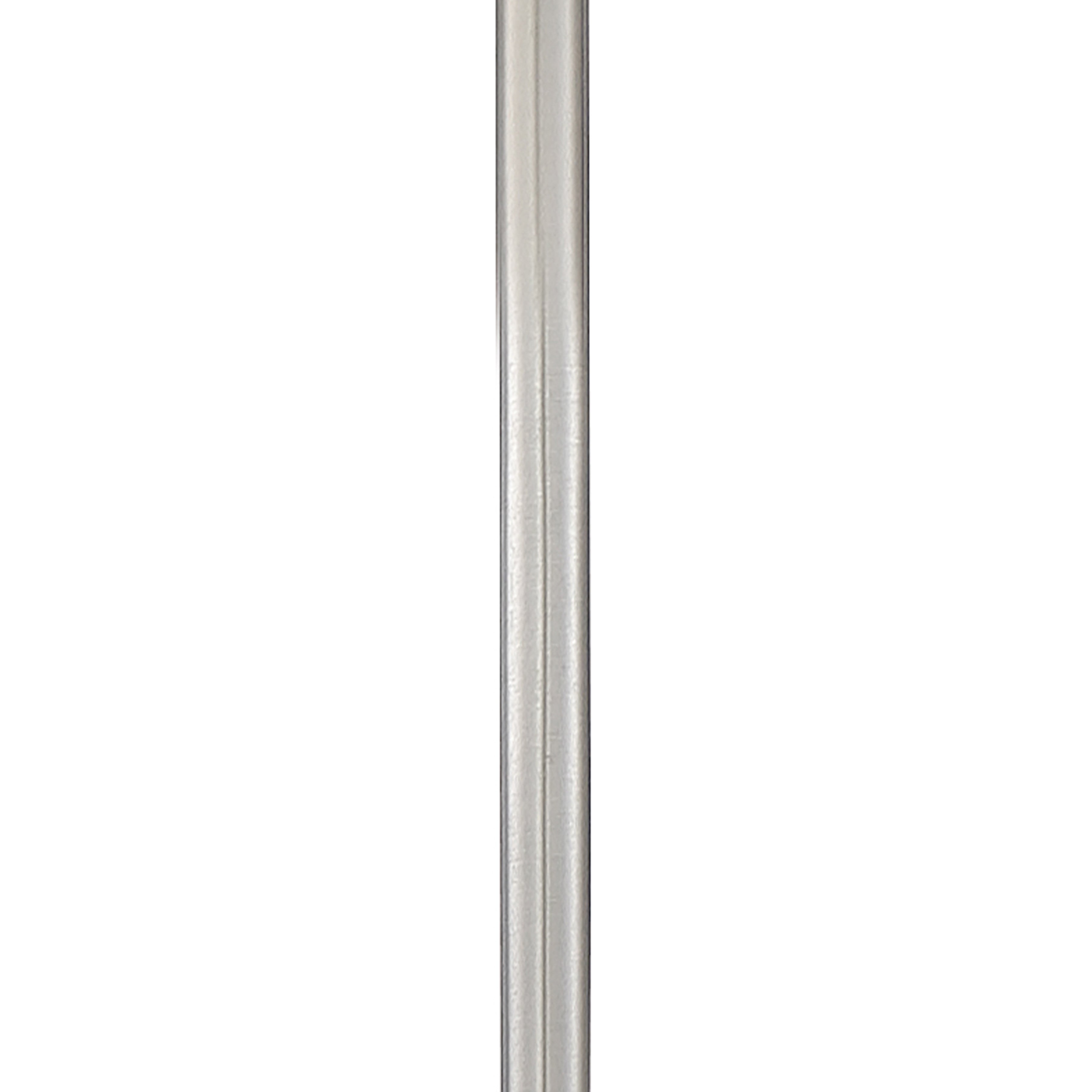 brushed steel 16 inch rod with nipple