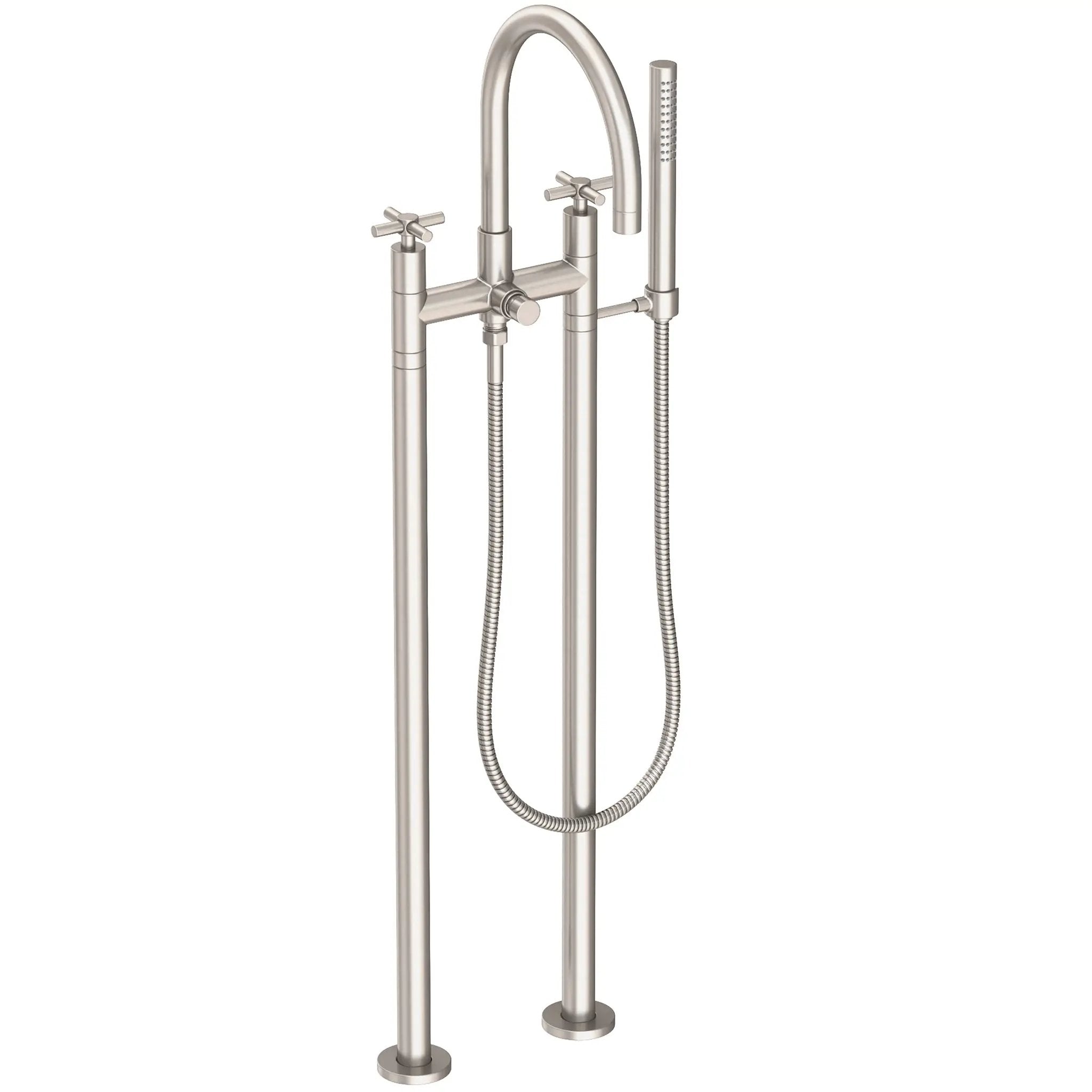 Newport Brass East Linear Exposed Tub & Hand Shower Set w/Risers by Newport Brass