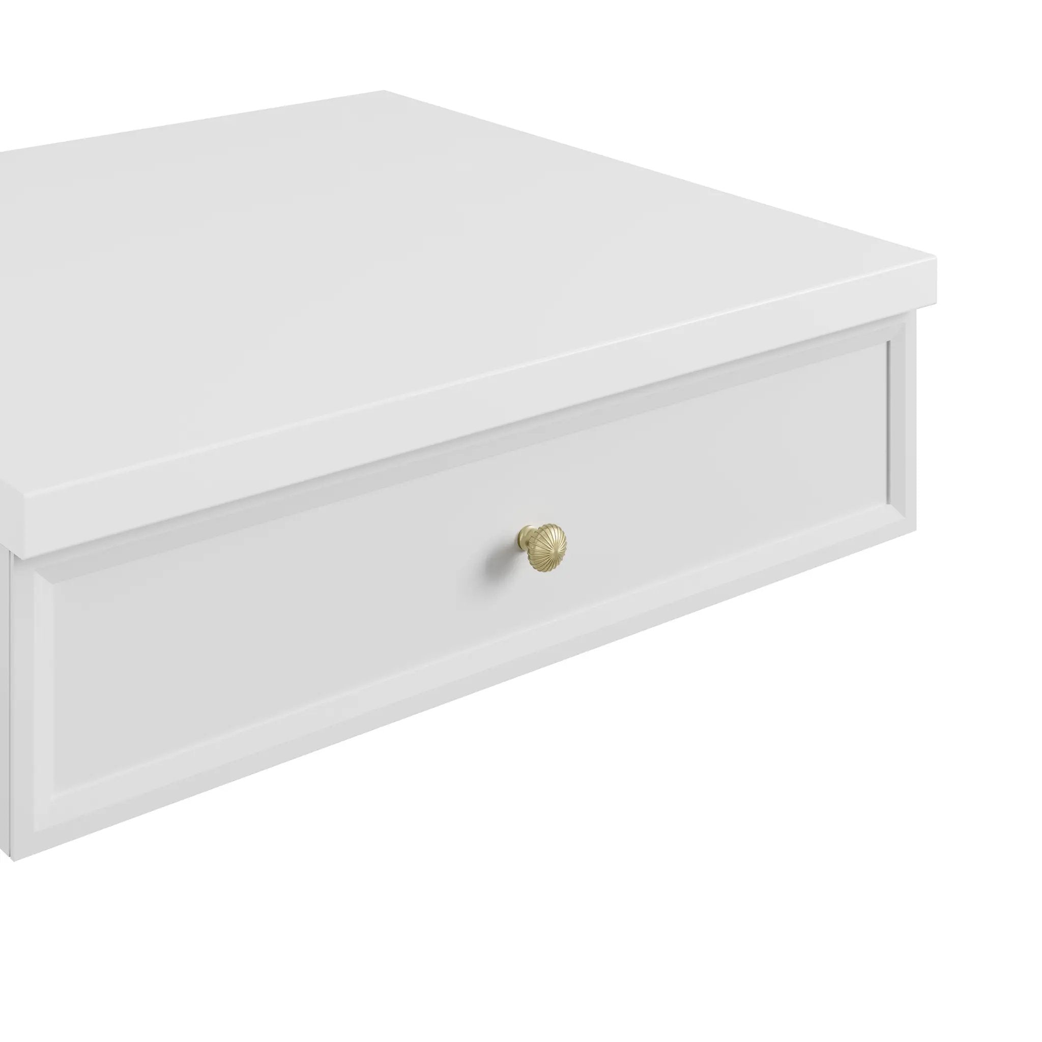 bright white drawer