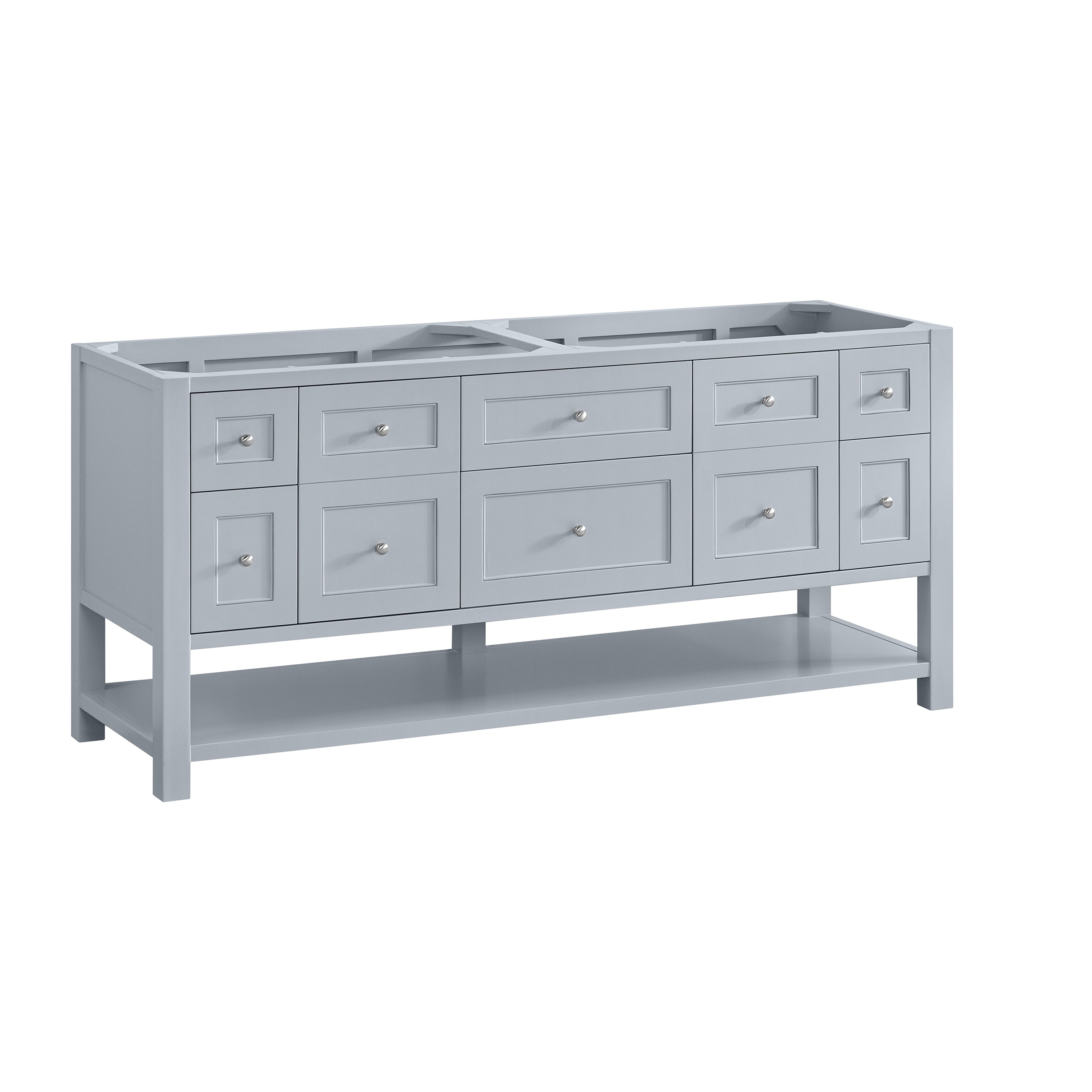 James Martin Vanities Breckenridge 72" Double Vanity - Serenity Blue