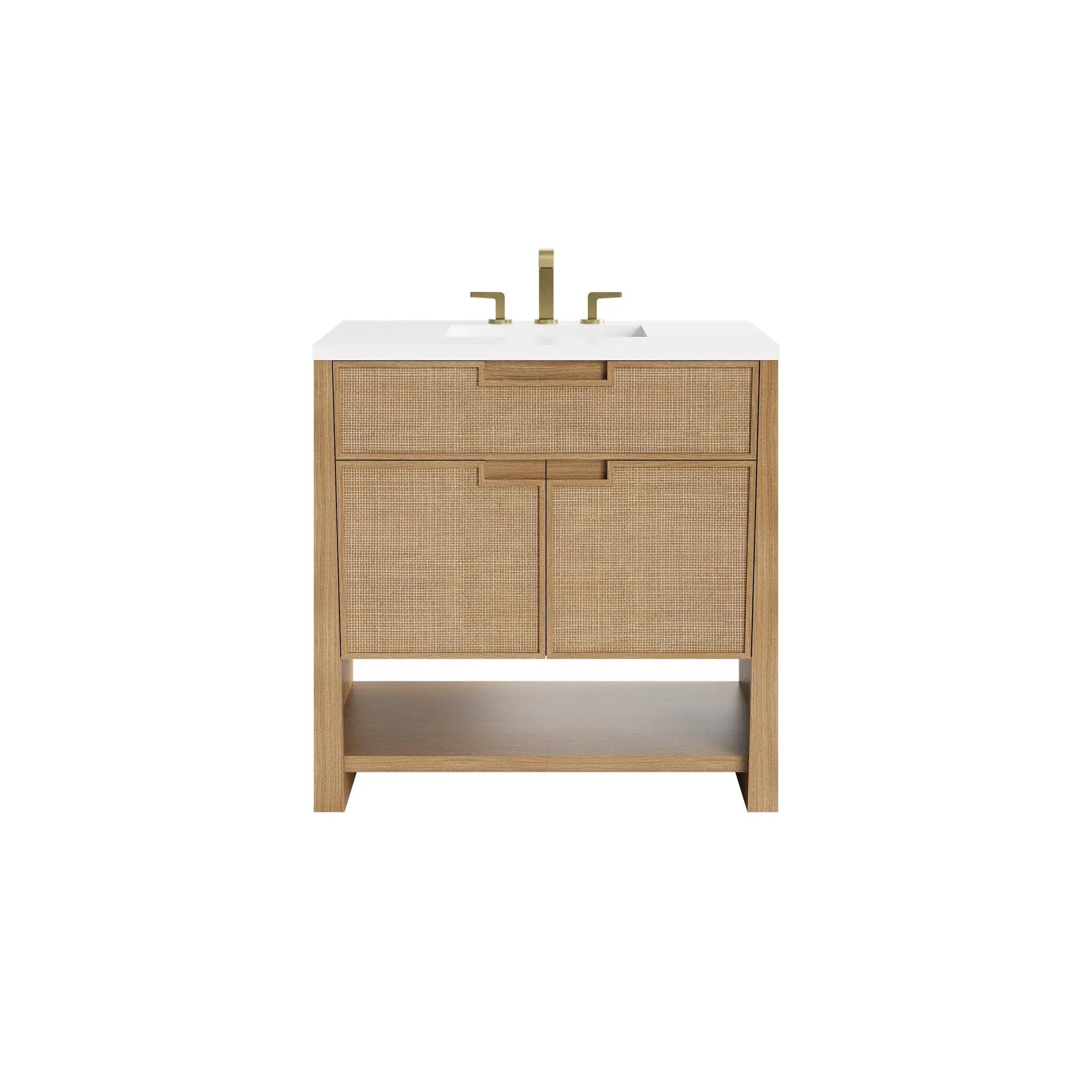 seaside oak vanity