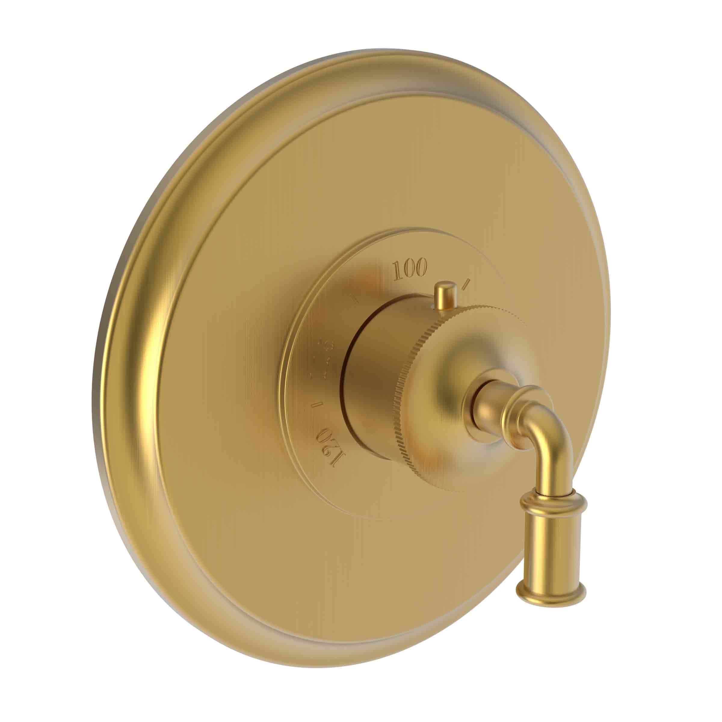 Newport Brass Taft 3/4" Round Thermostatic Trim Plate with Handle