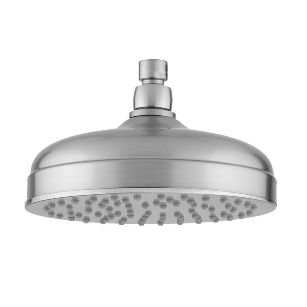 polished chrome shower head