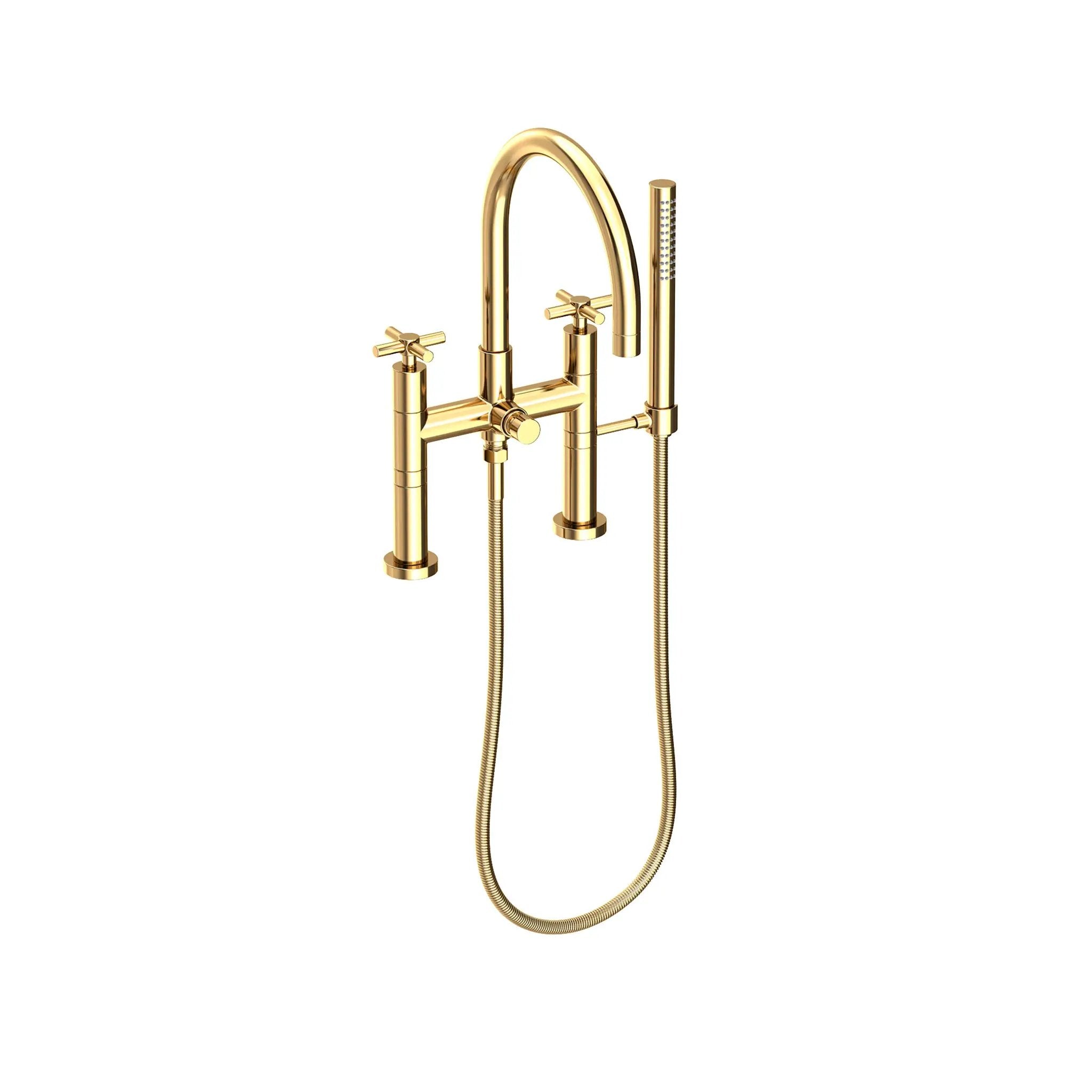Newport Brass East Linear Exposed Tub & Hand Shower Set - Deck Mount by Newport Brass