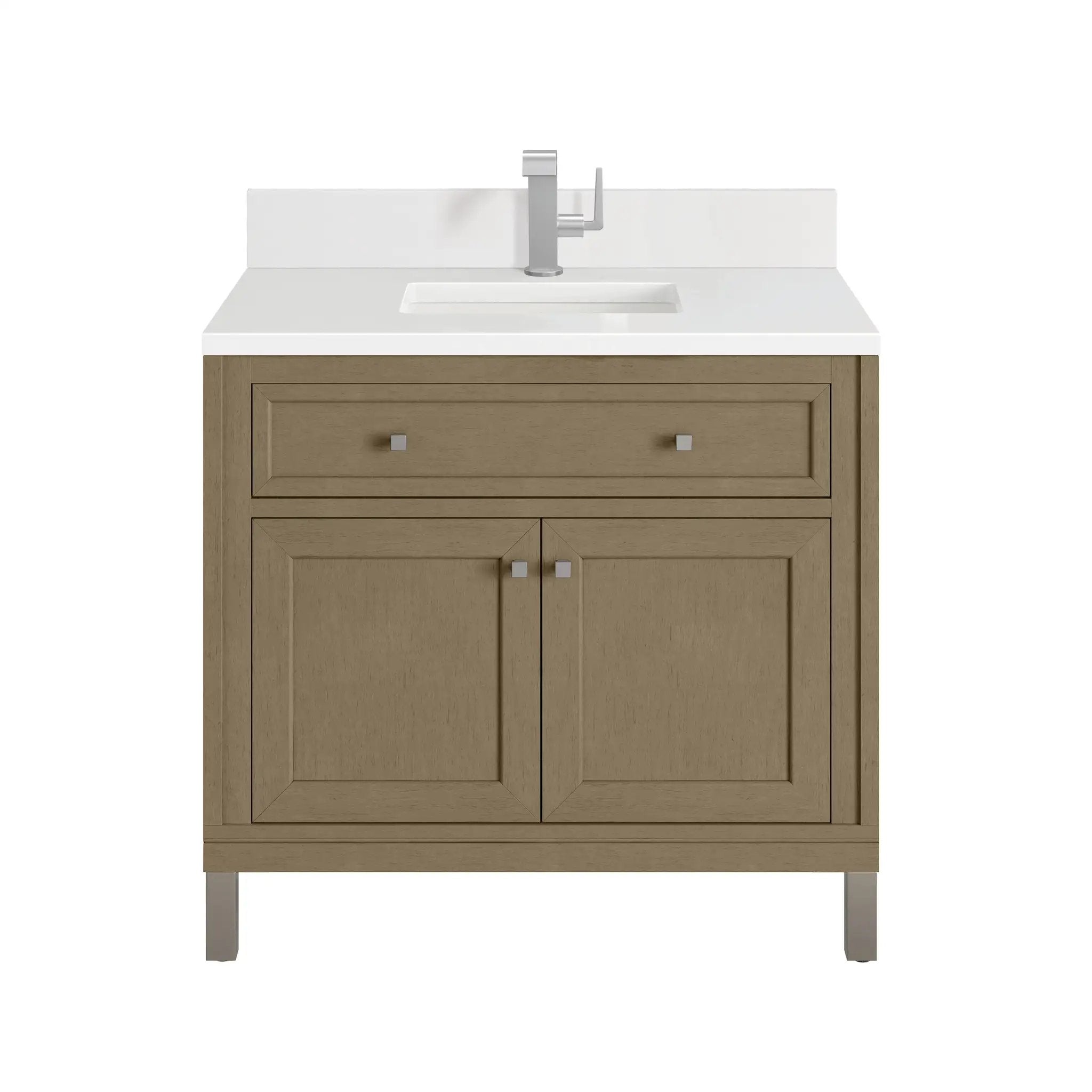 James Martin Chicago 36" Single Vanity Set - Walnut Whisper by James Martin Vanities