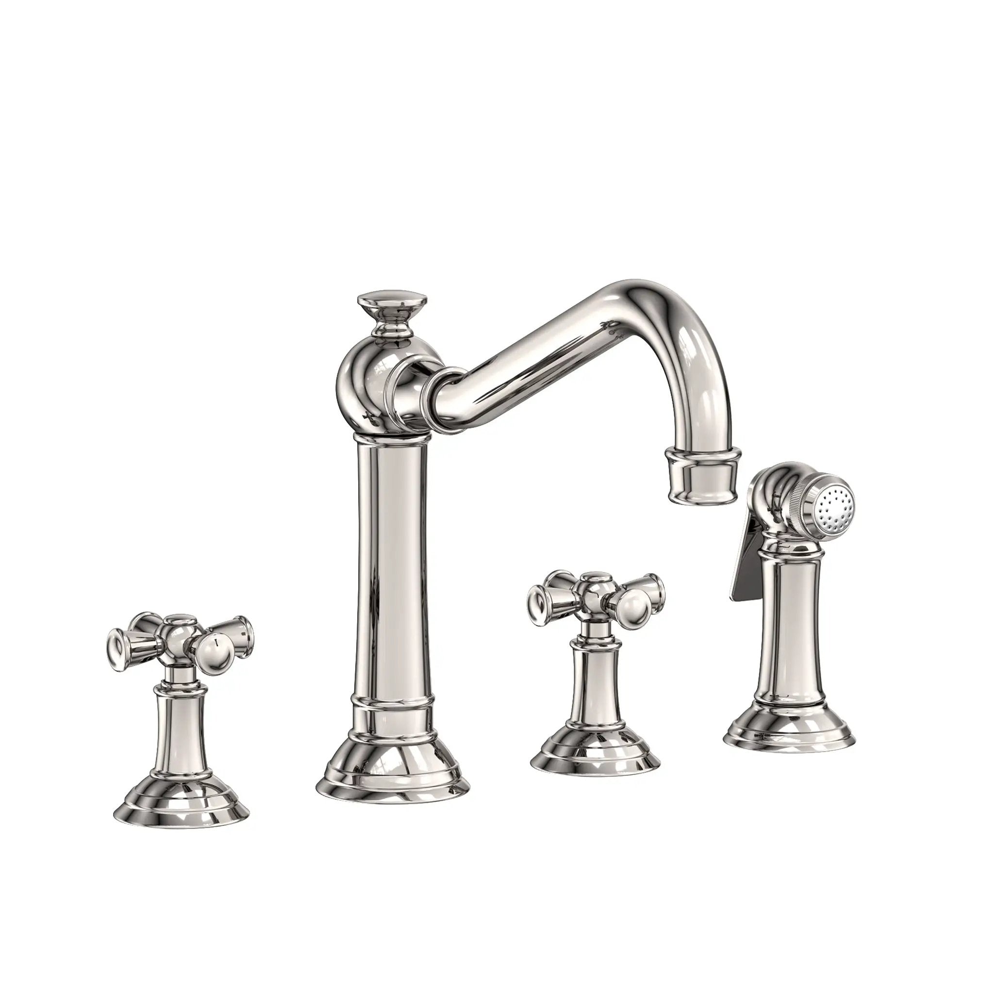 Newport Brass Jacobean Kitchen Faucet with Side Spray by Newport Brass