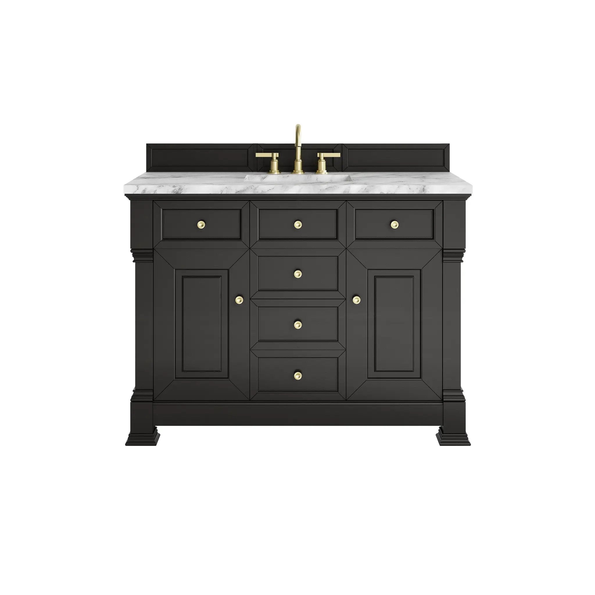 James Martin Brookfield 48" Single Vanity Set - Black Onyx by James Martin Vanities