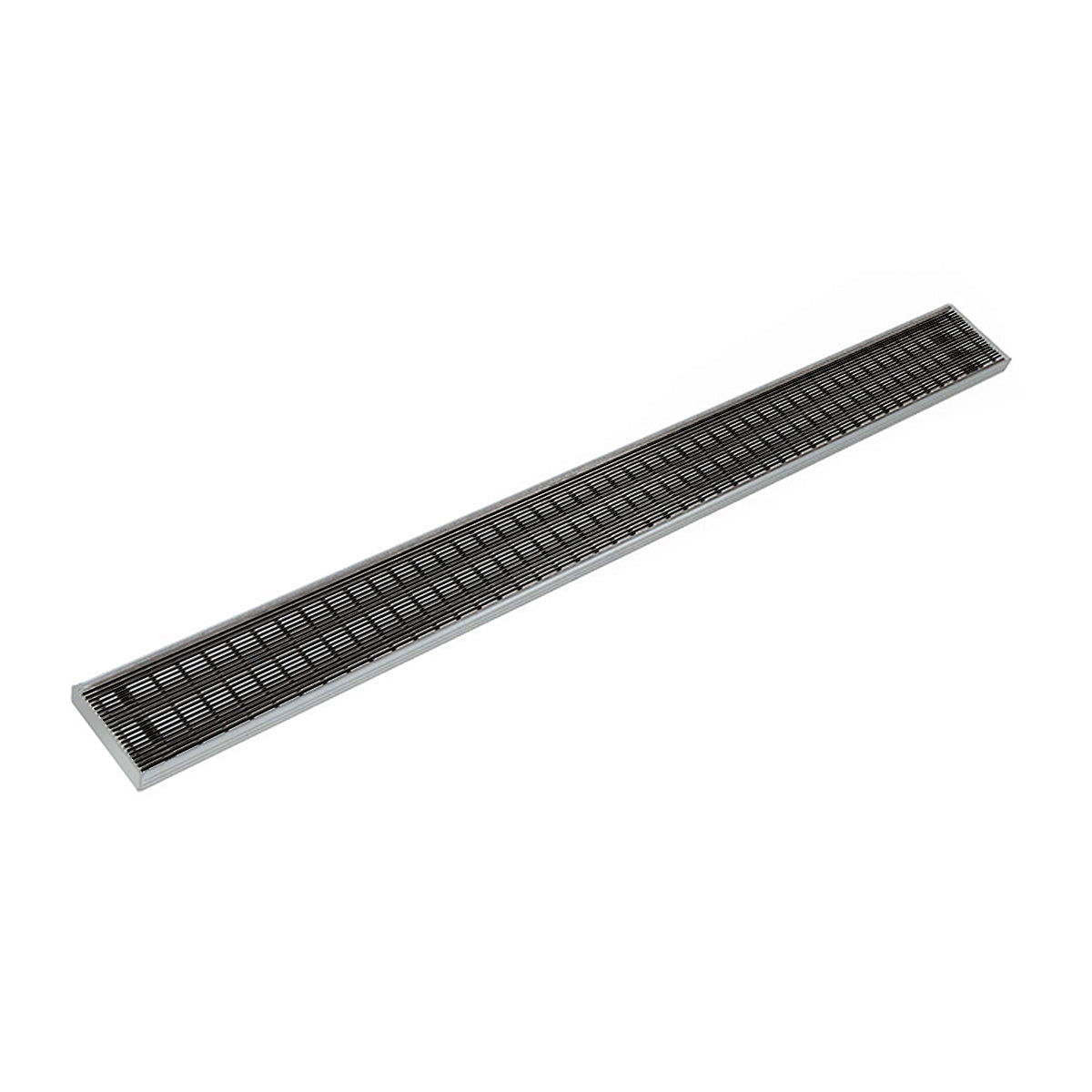 Infinity Drain 48" S-PVC Series Site Sizable Linear Drain Kit with 4" Wedge Wire Grate