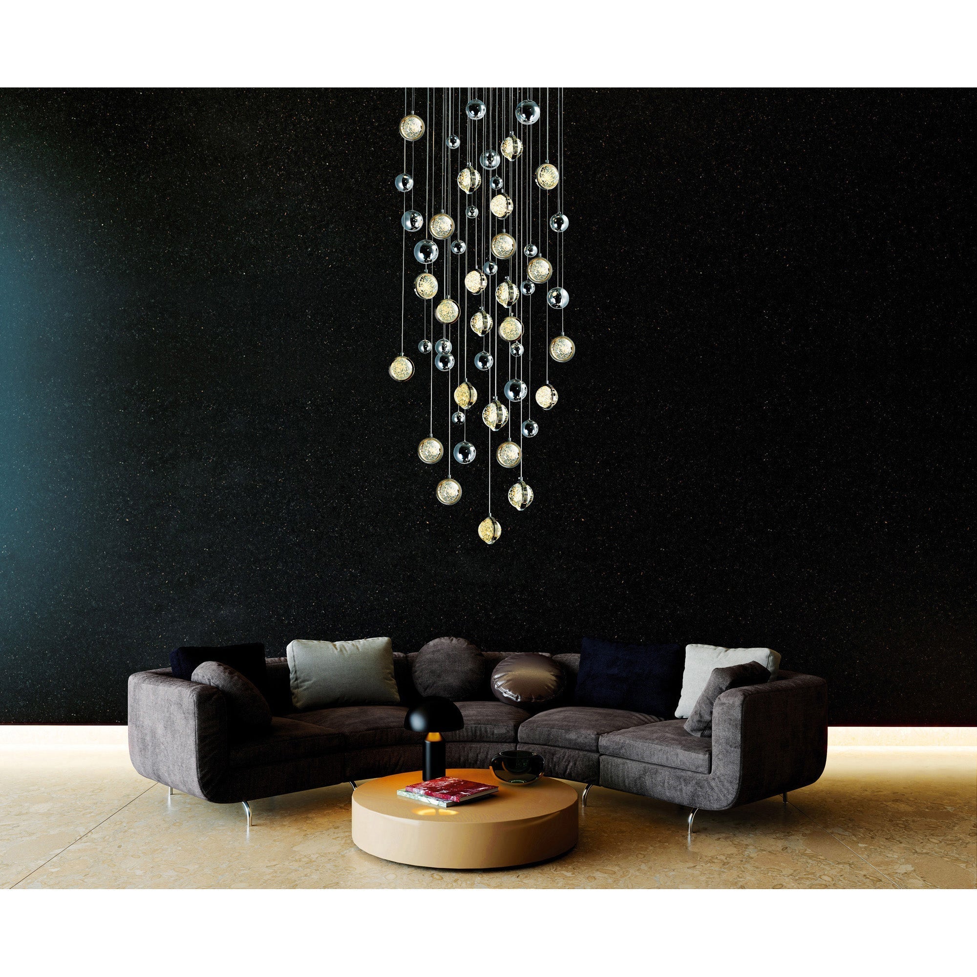 polished nickel mount base