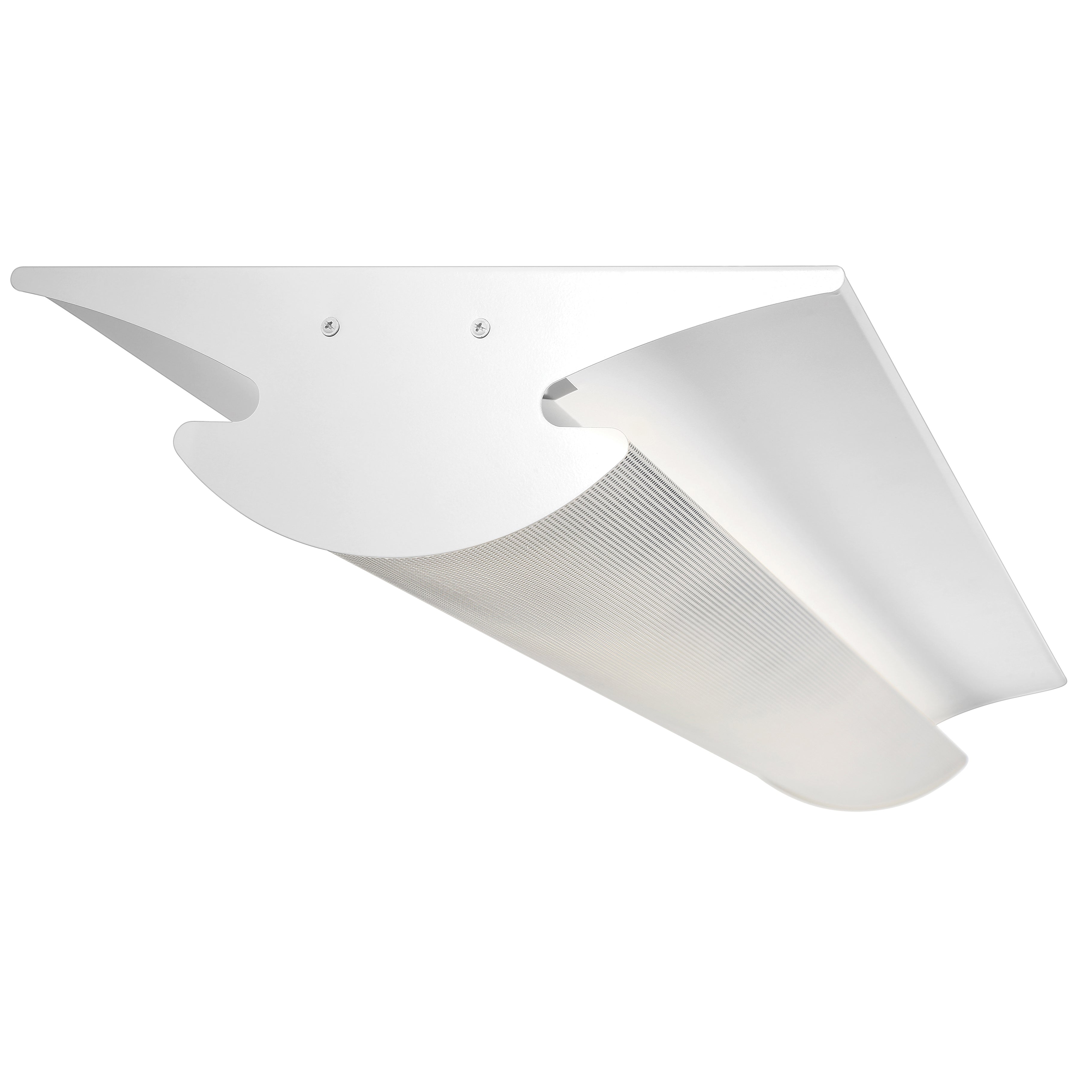 white flush mount